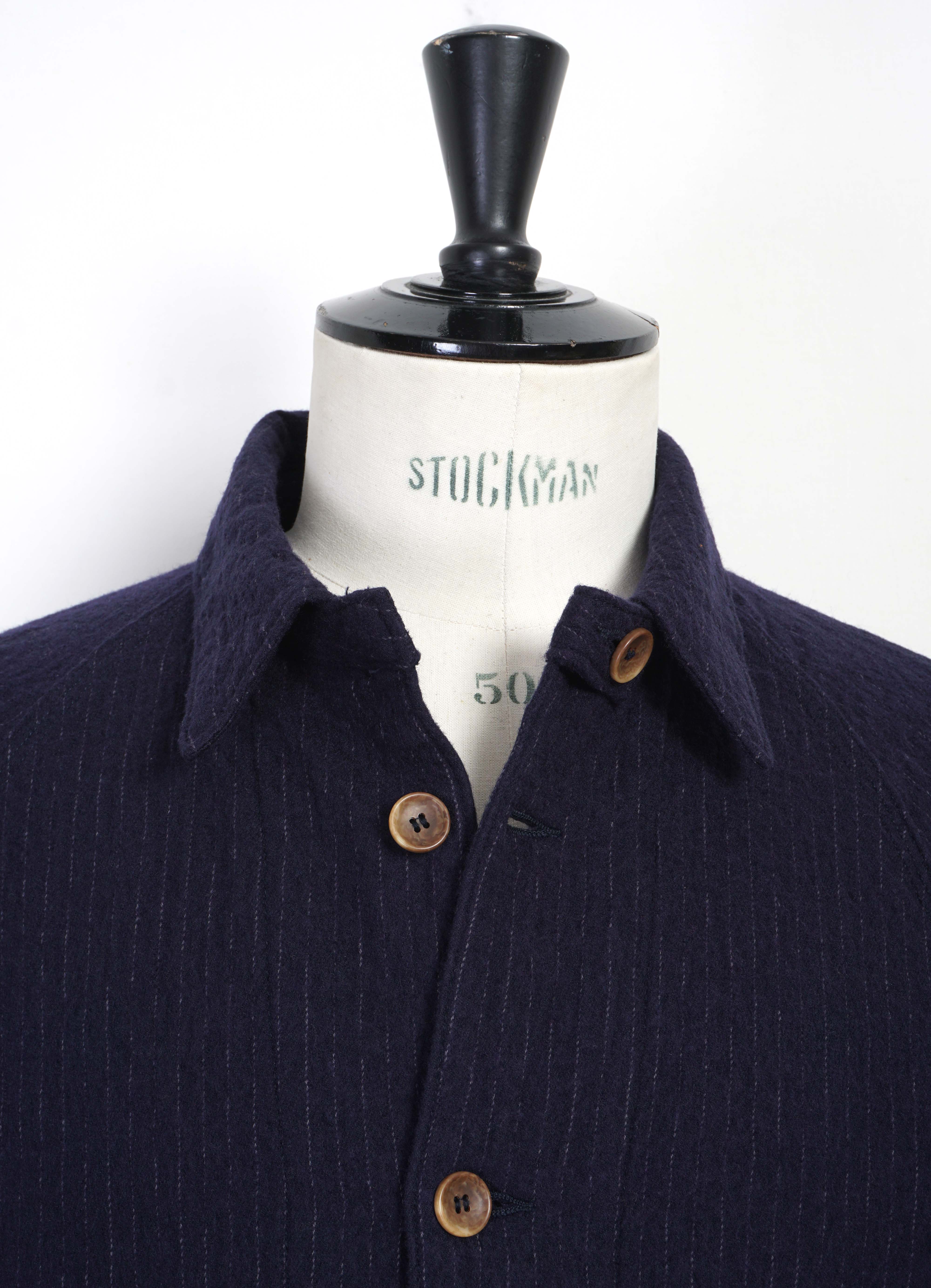C/W Raglan Coverall | Pinstripe Navy