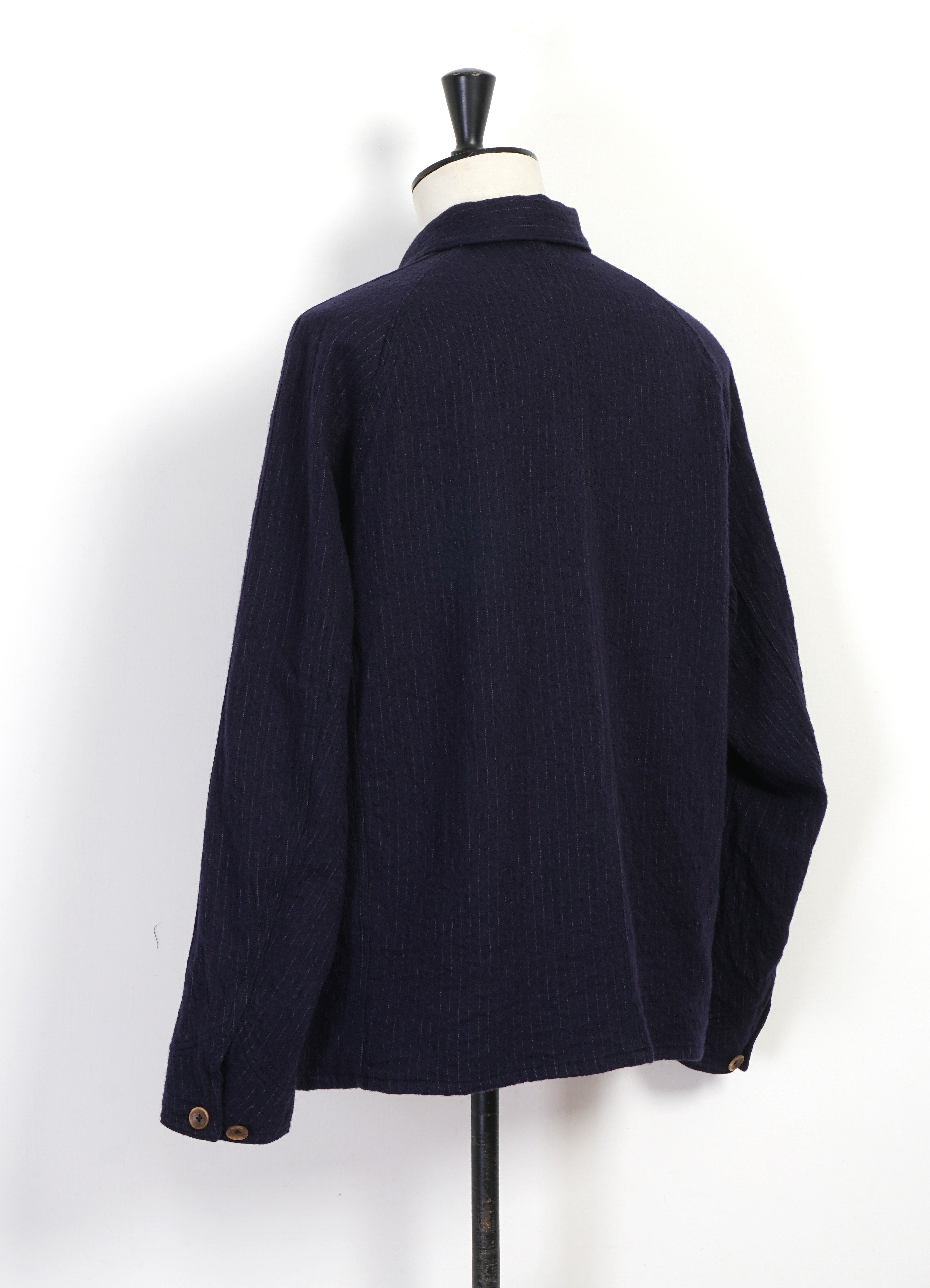 C/W Raglan Coverall | Pinstripe Navy
