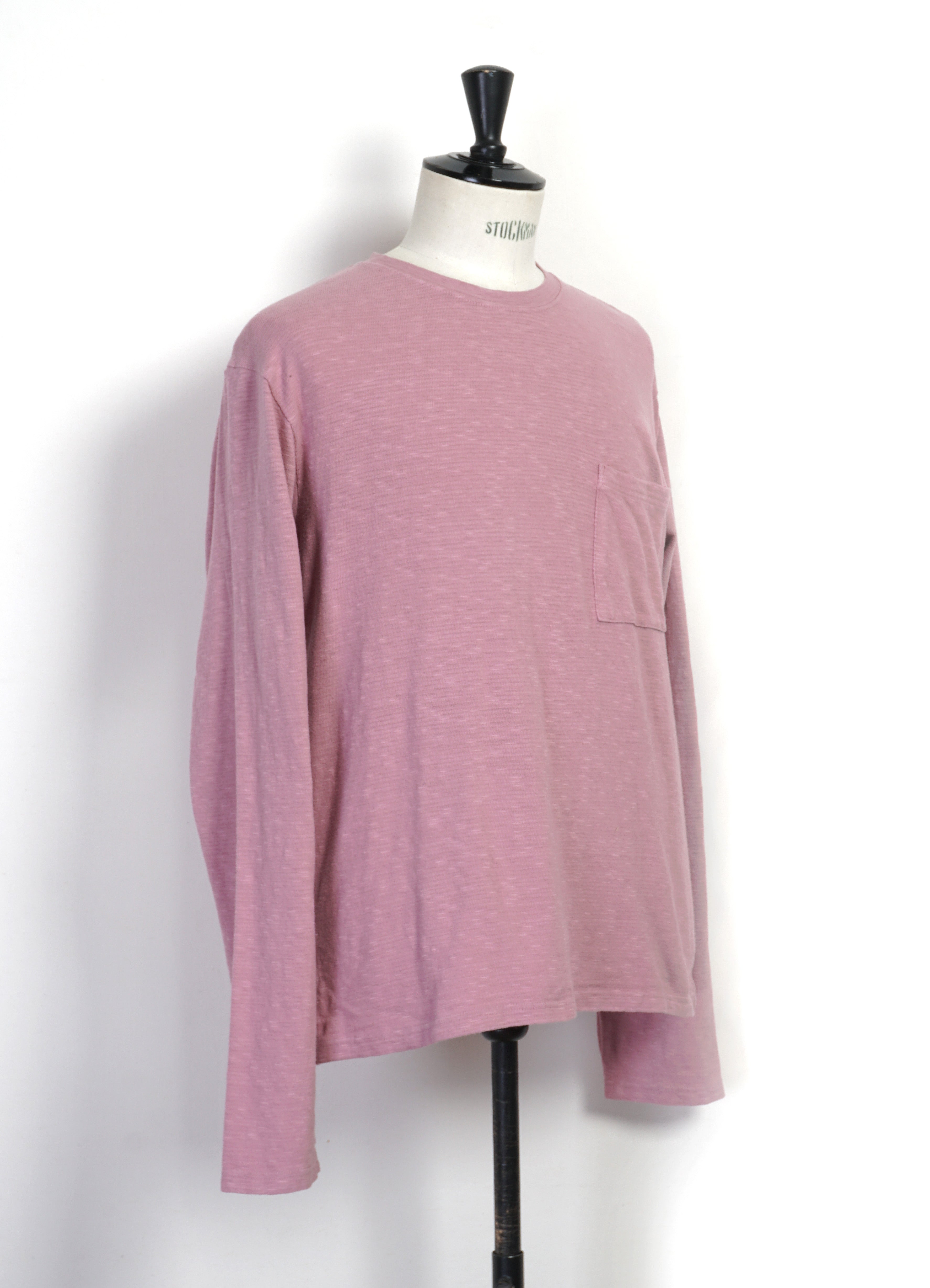AMUSE | Long Sleeve Pocket T | Pink