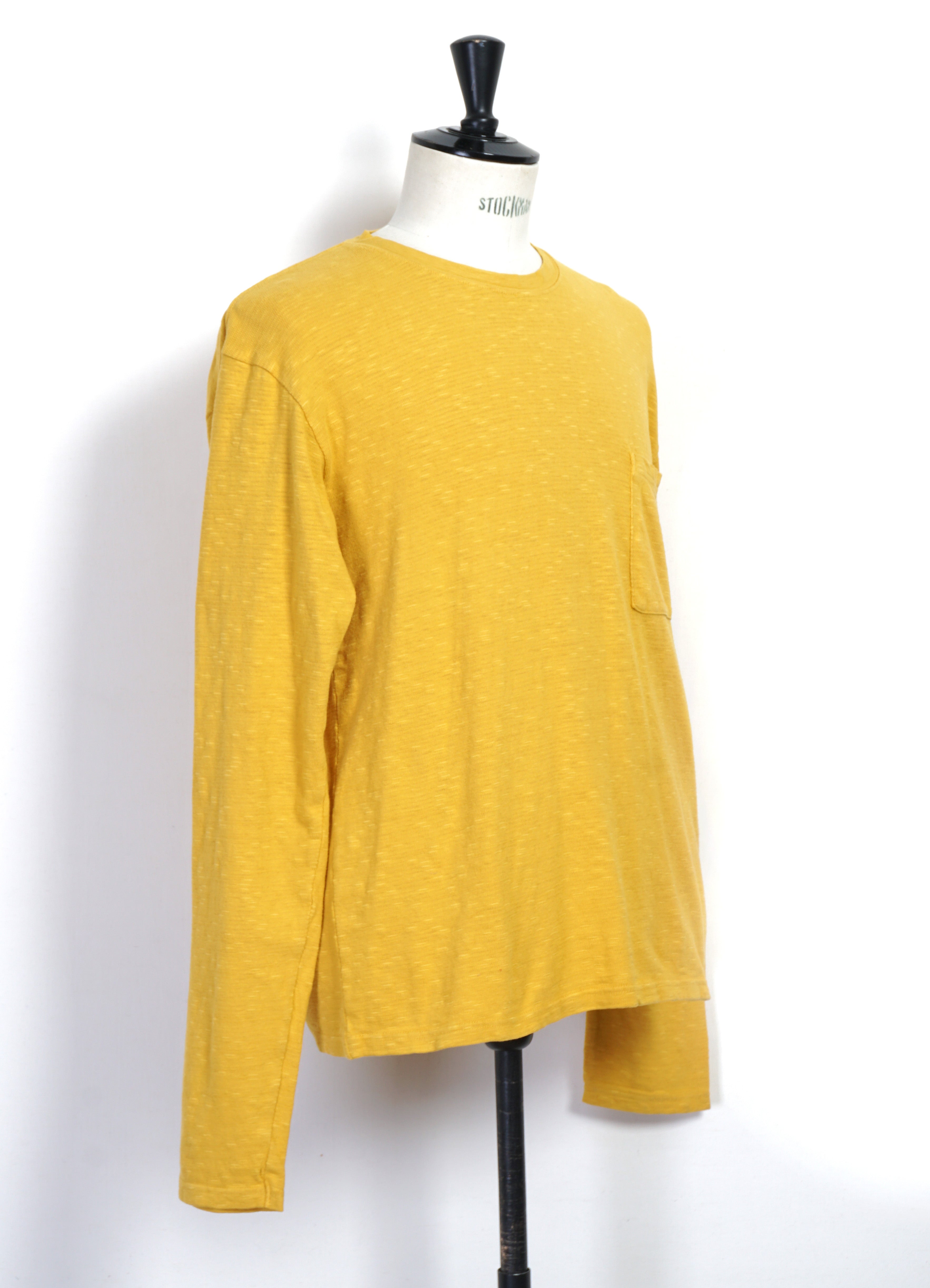 AMUSE | Long Sleeve Pocket T | Yellow