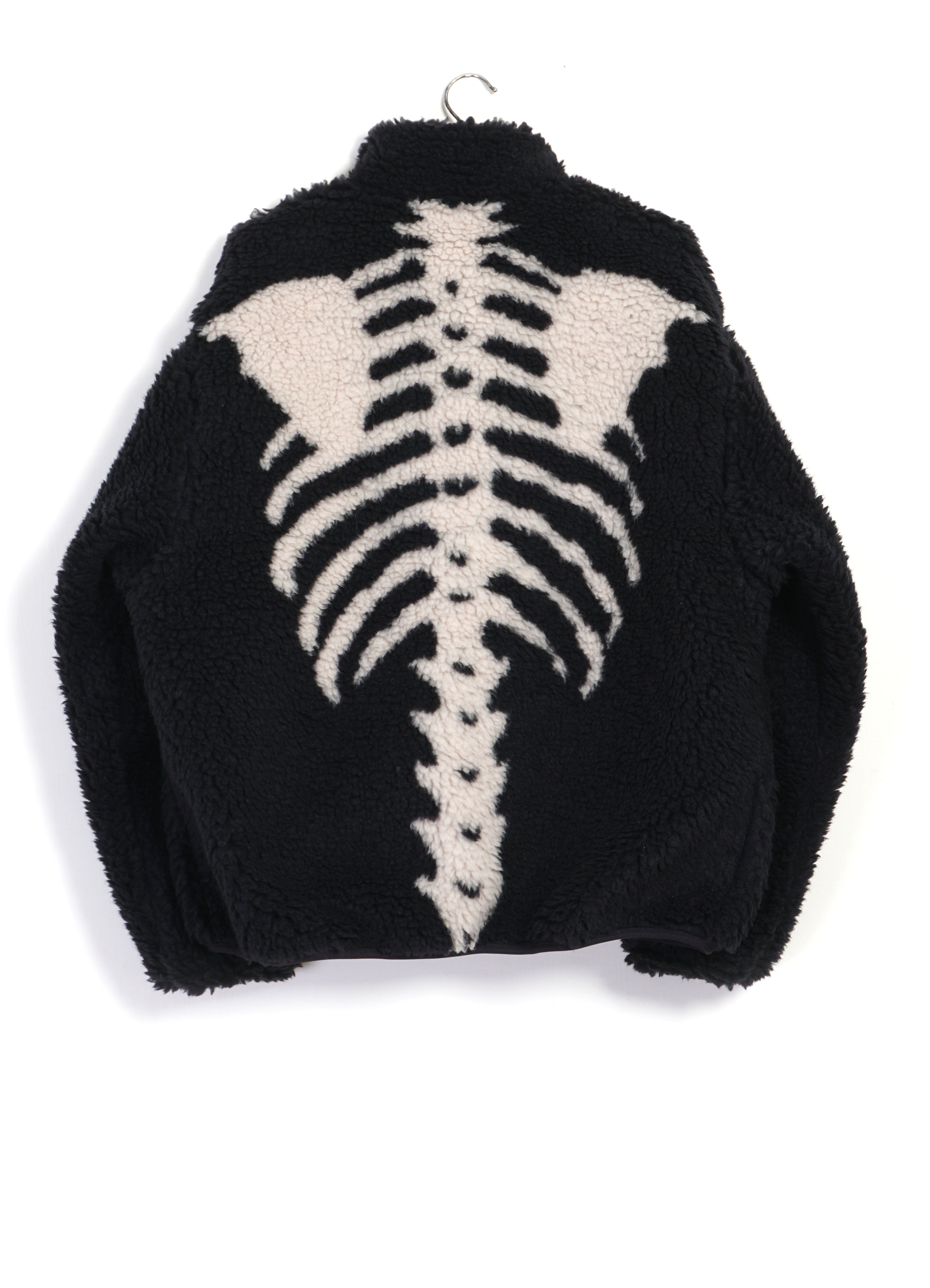 BONE | Reversible Boa Fleece | Black