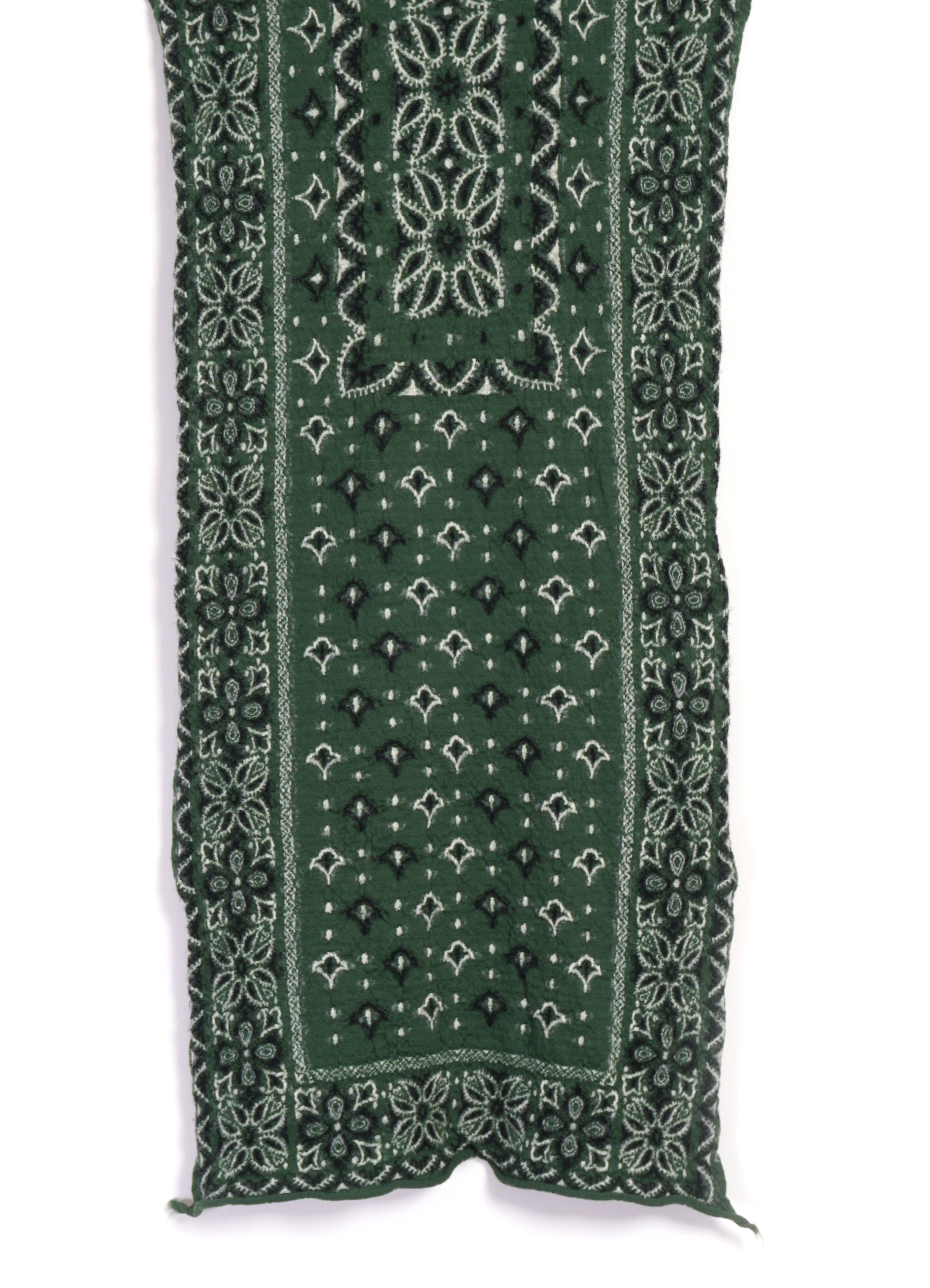 BIG MAMA BANDANA | Compressed Wool Scarf | Green