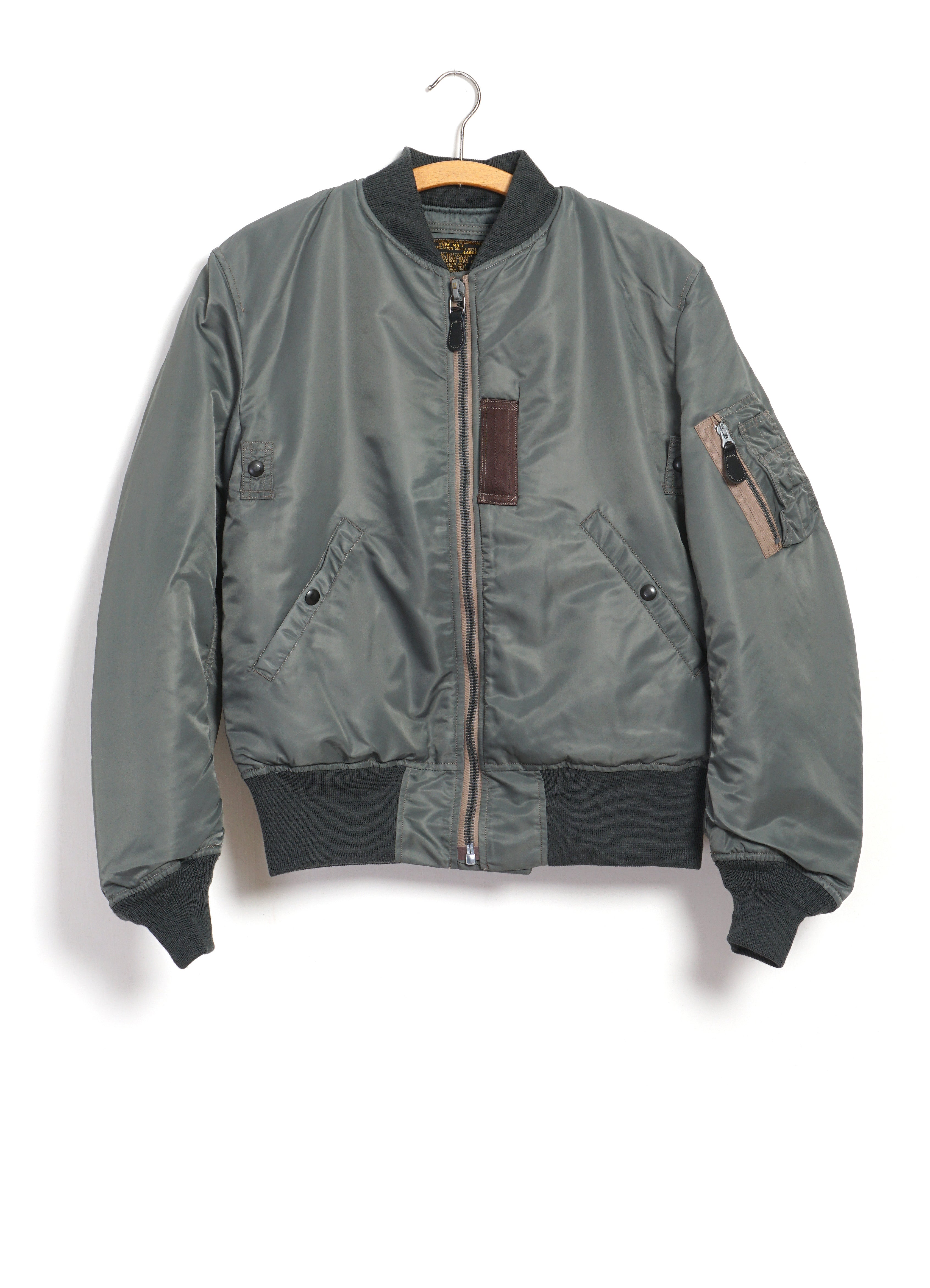 MA-1 SLENDER JACKET | Sage Green – HANSEN Garments