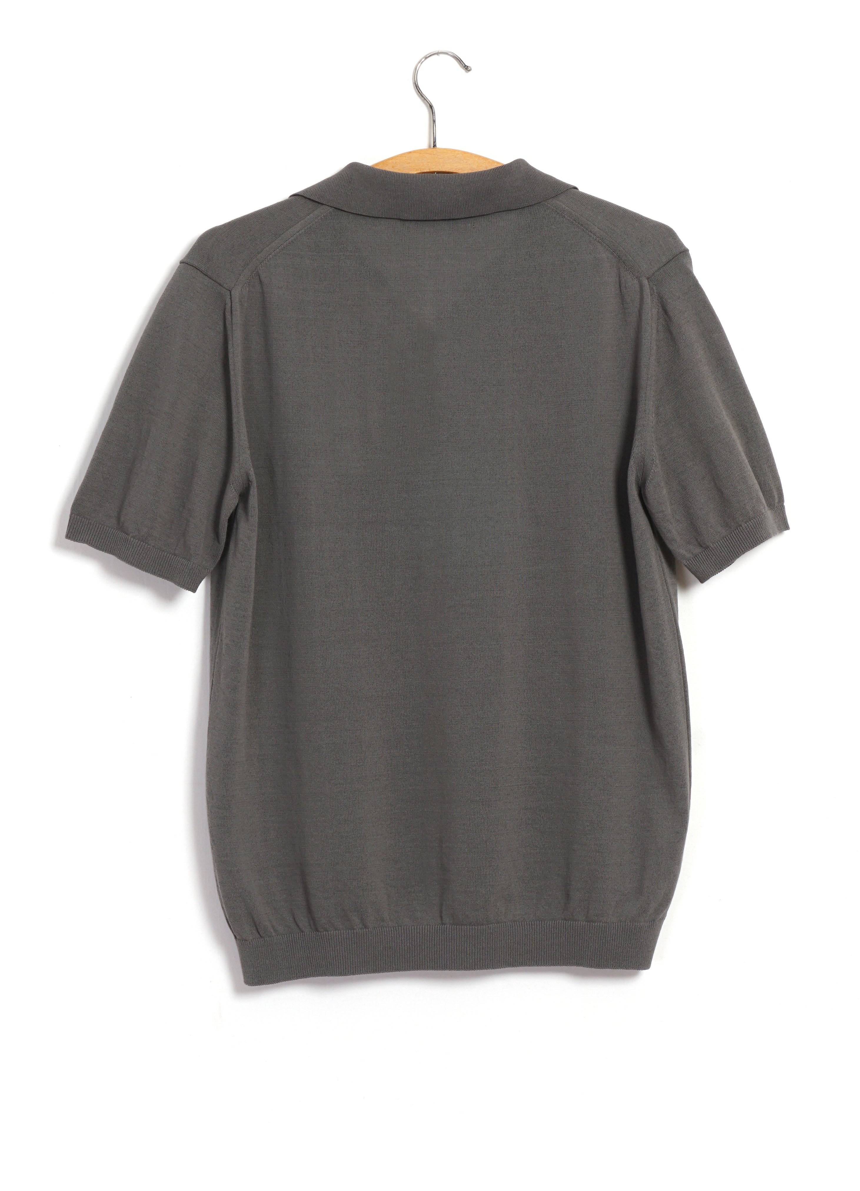 IC5 | Ice Cotton Skipper Poloneck | Charcoal