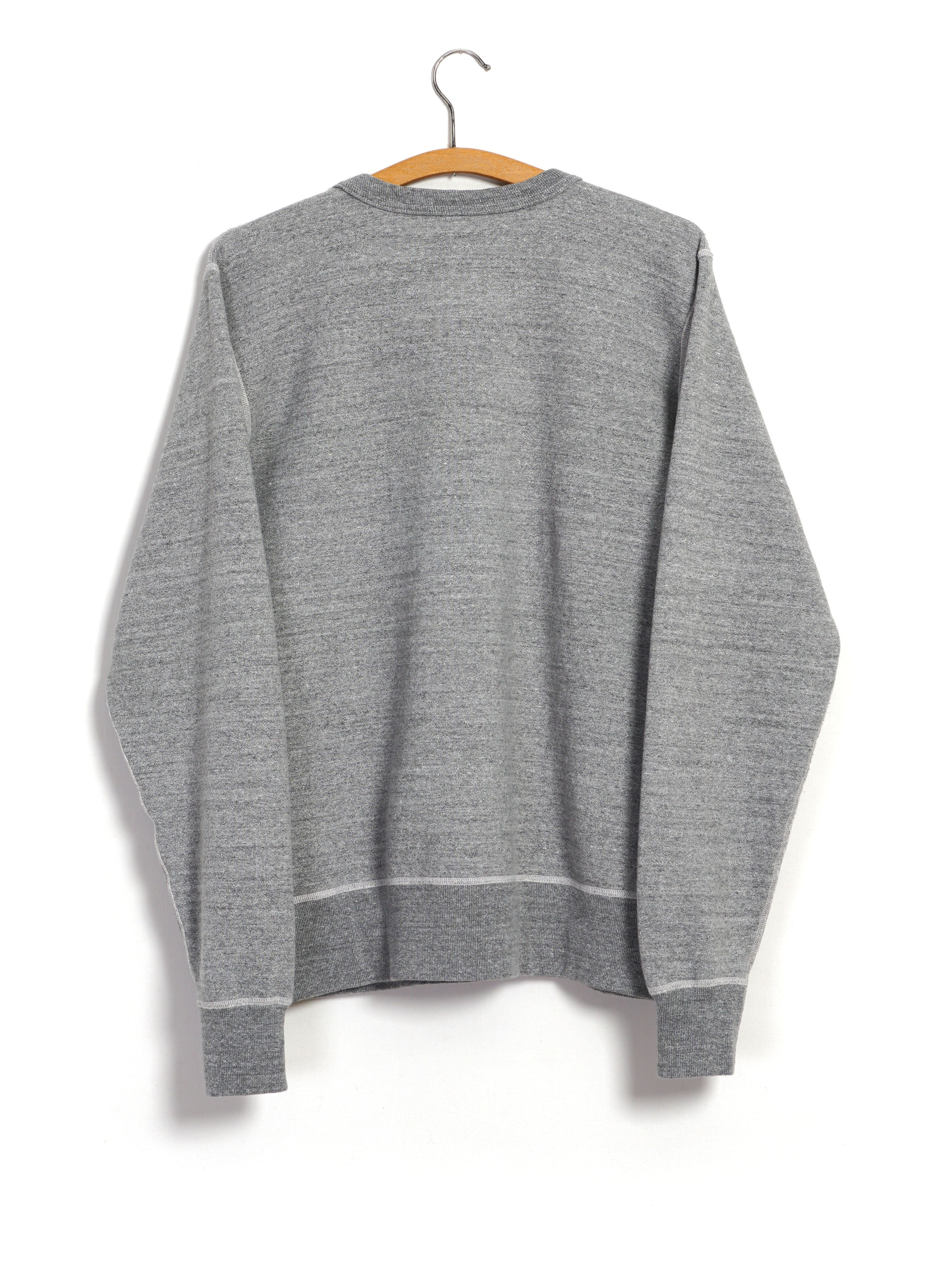 SET-IN CREW NECK SWEATSHIRT | Heather Grey