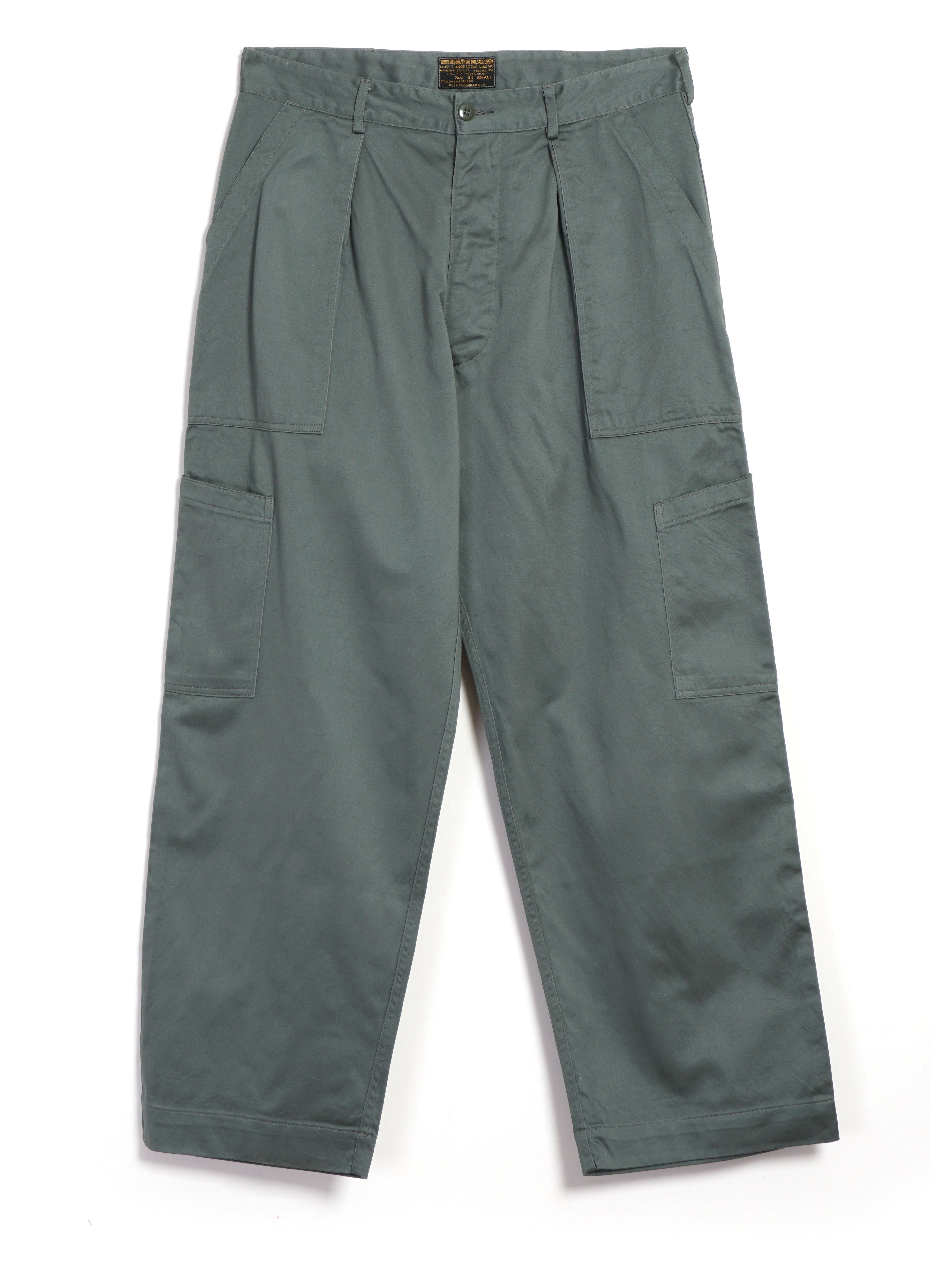 UTILITY TROUSERS | Sage Green