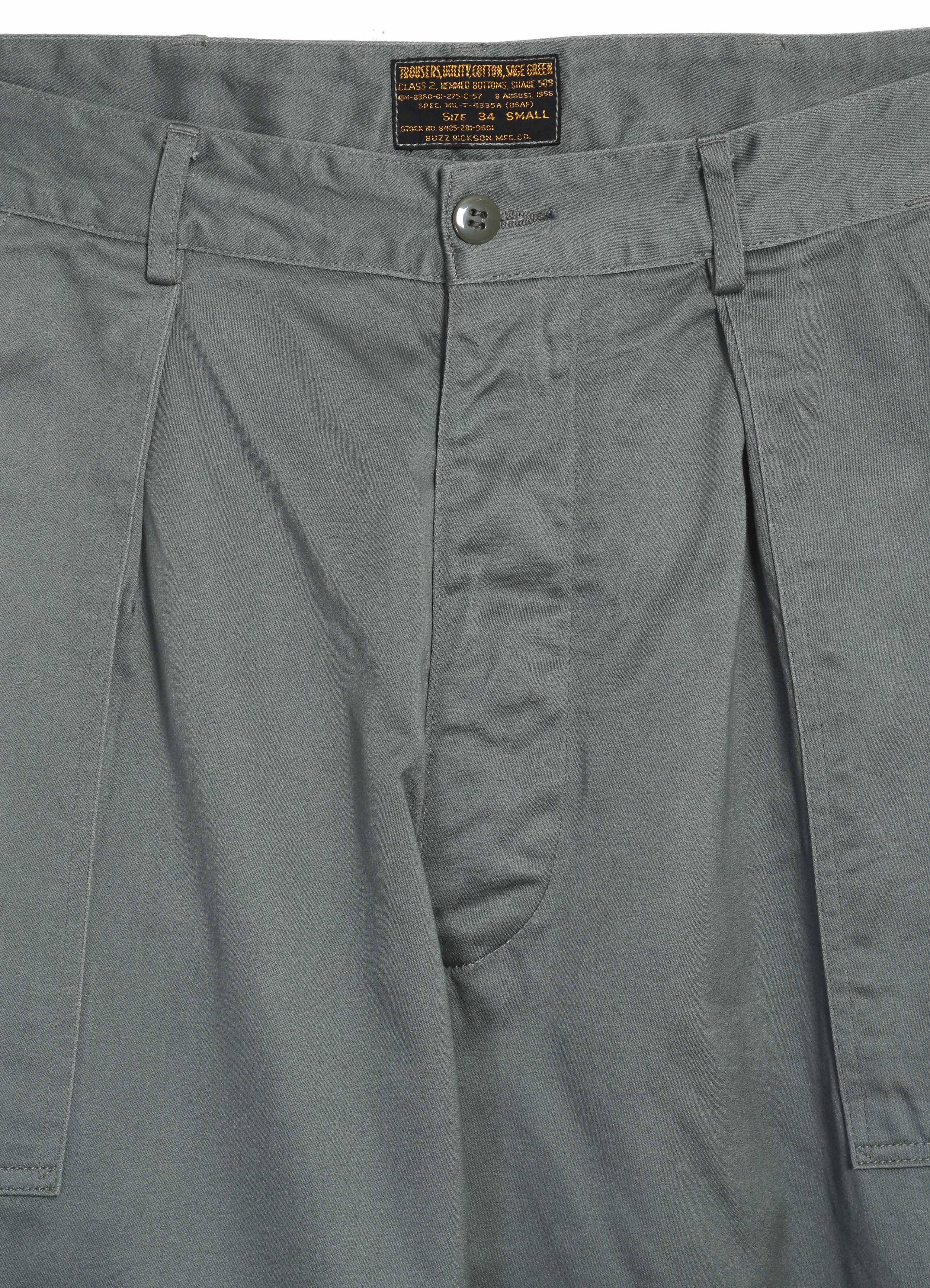 UTILITY TROUSERS | Sage Green