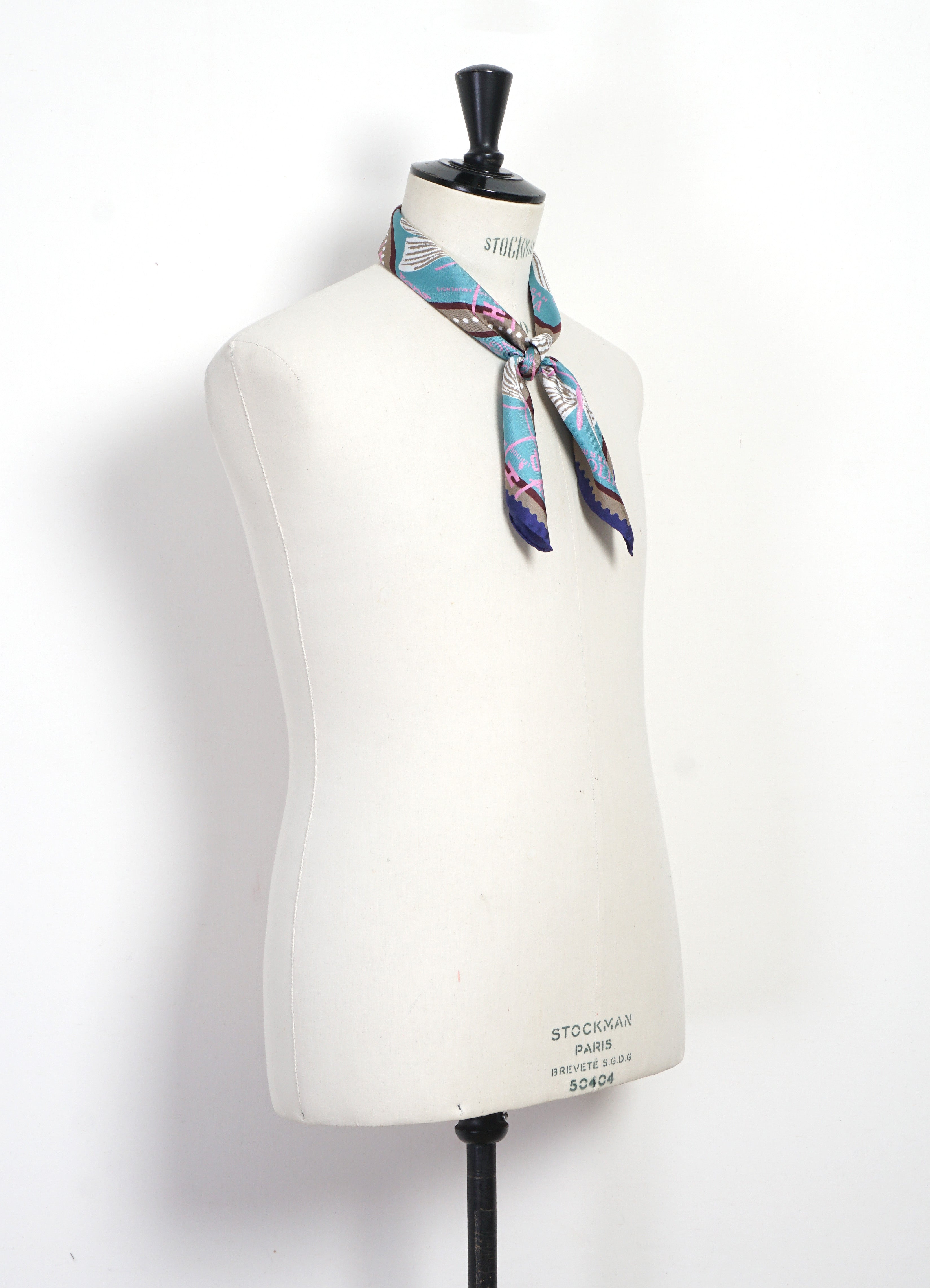 CARRÉ | Silk Bandana | D-Ocean
