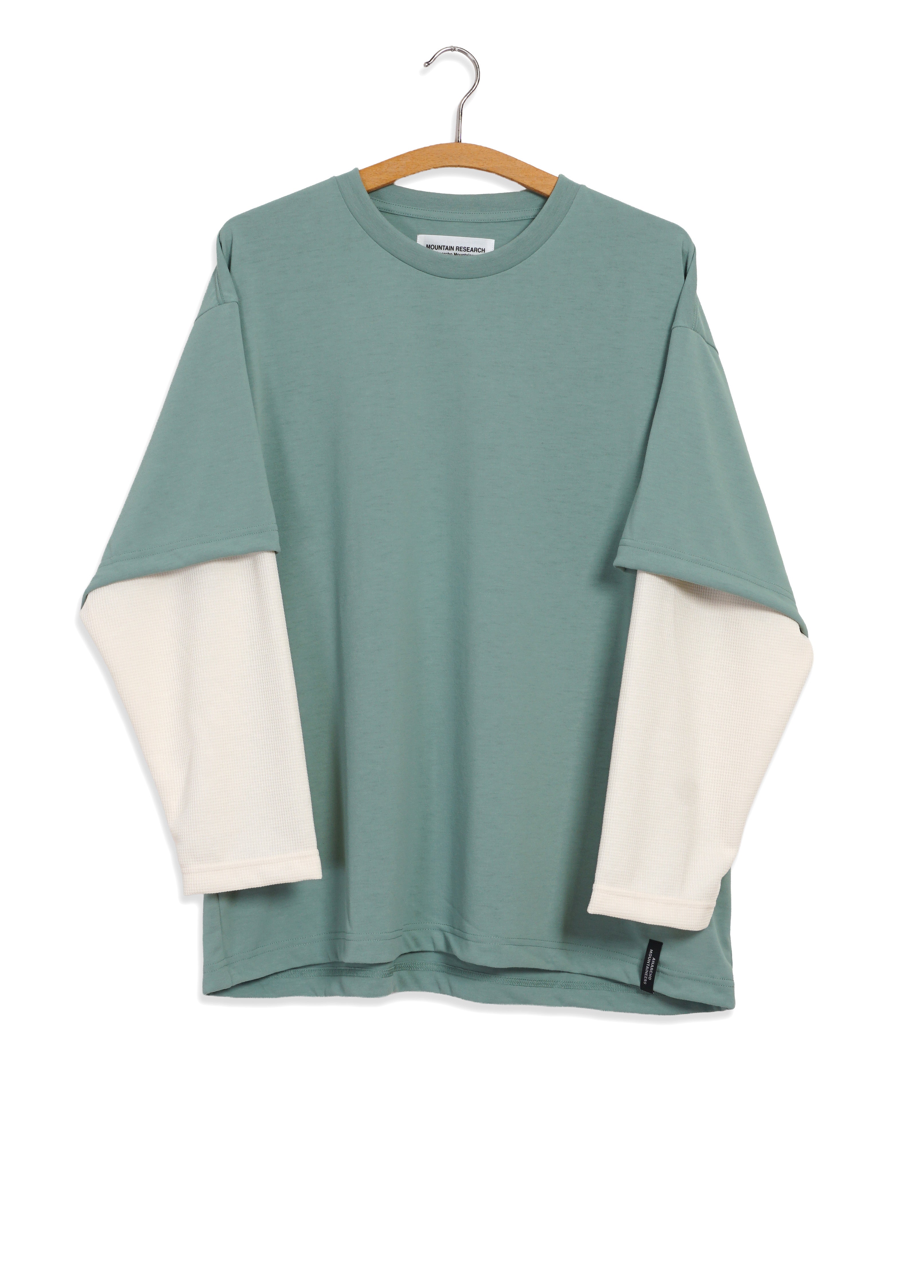 LAYERED TEE | Two Layer T-shirt | Sage & Ivory
