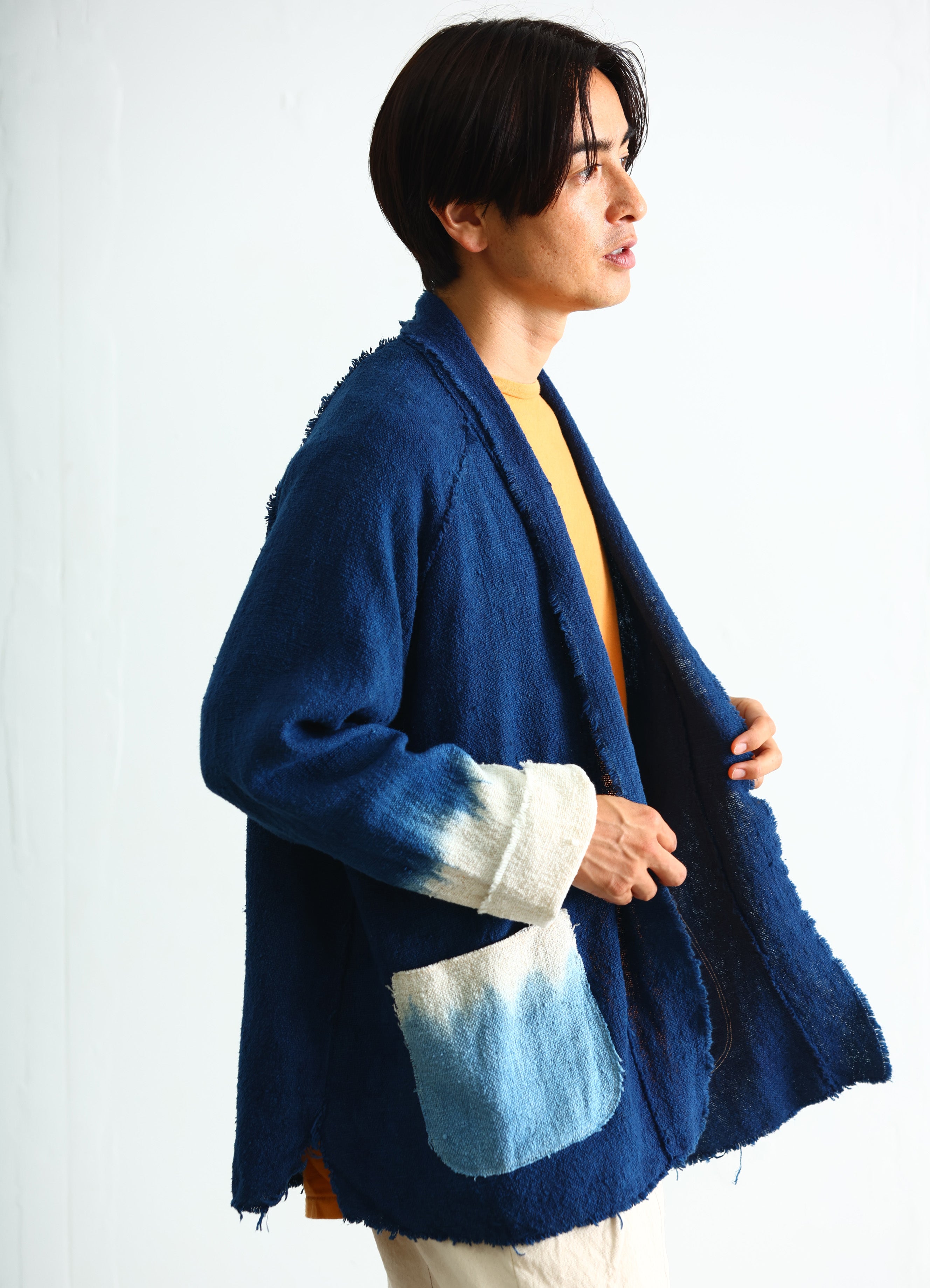 WATAGUMO CARDIGAN | Natural Indigo