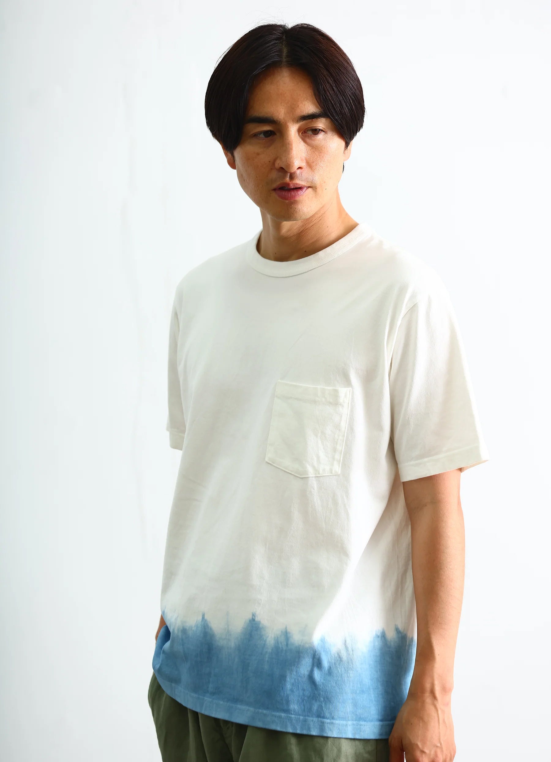 CREW NECK T-SHIRT | Natural Indigo