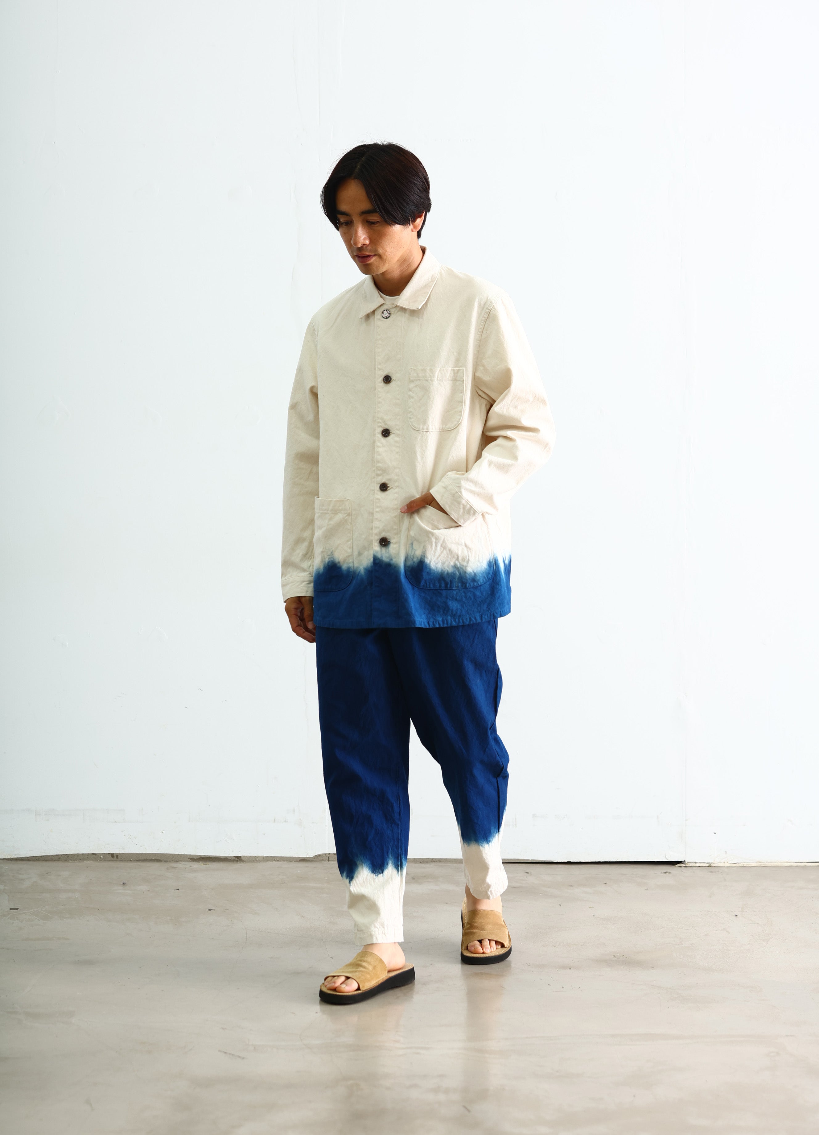 10oz Canvas Coverall | Natural Indigo