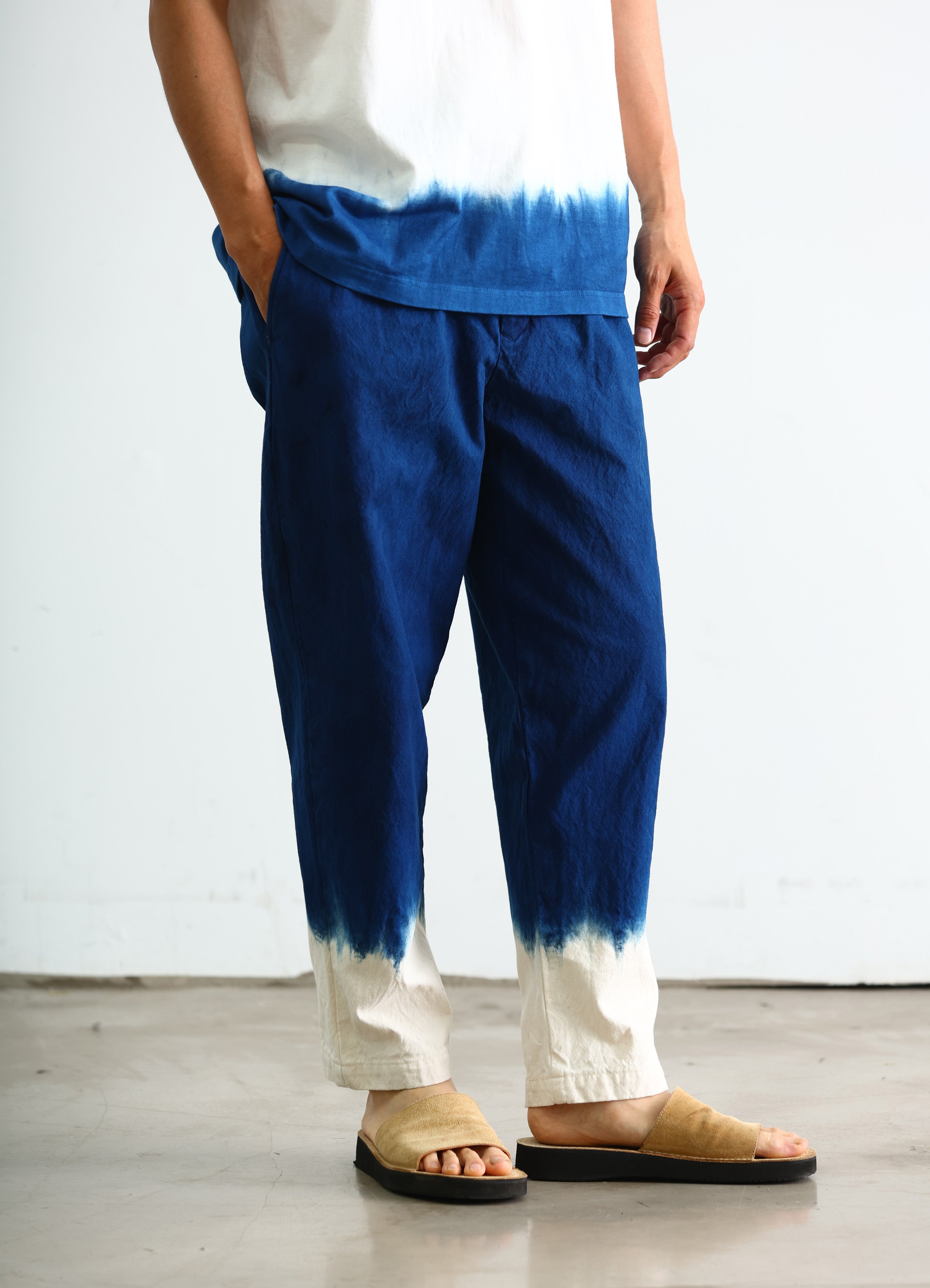 CREW NECK T-SHIRT | Natural Indigo