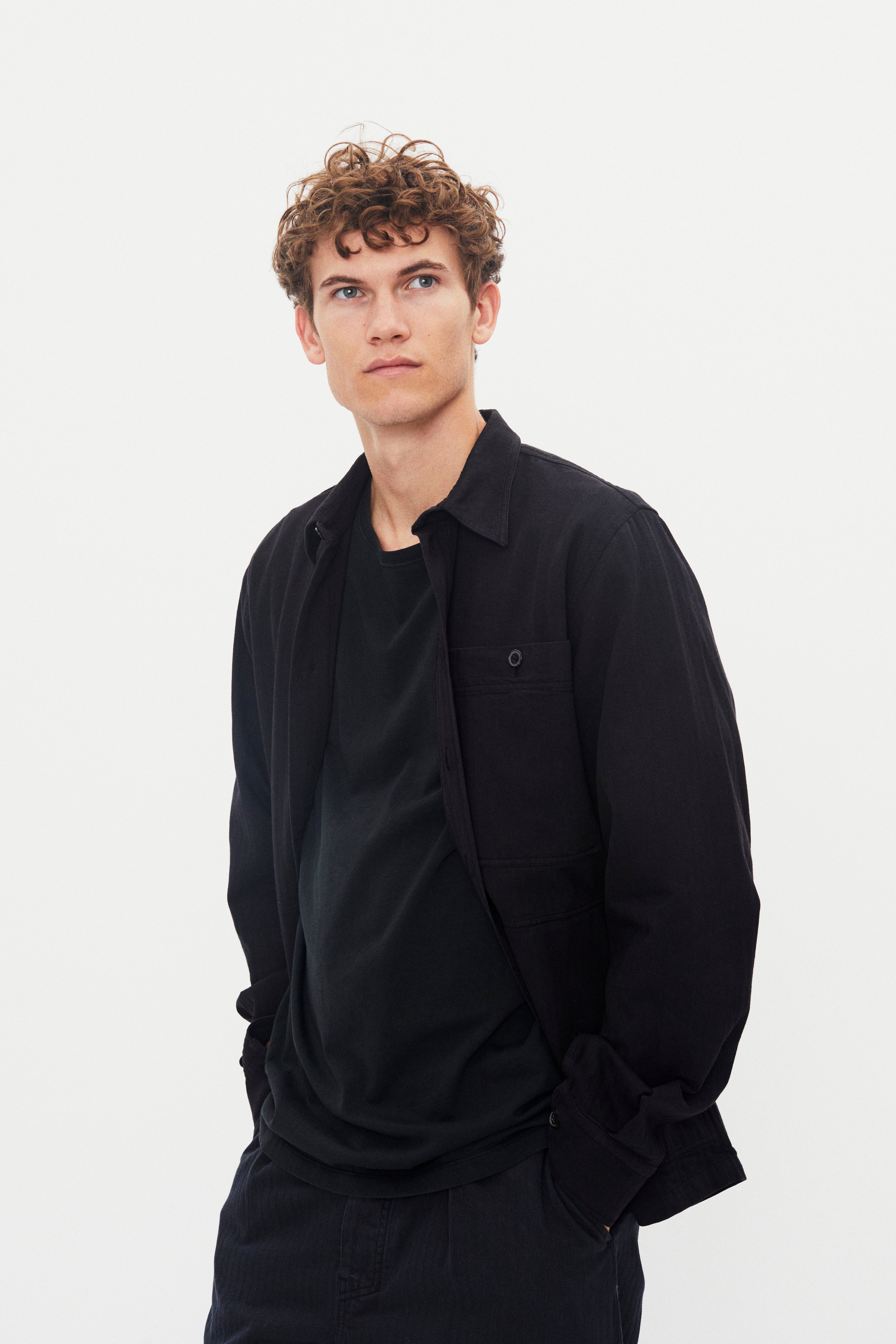 LUKA 31-28-2 | Sturdy Overshirt | Black