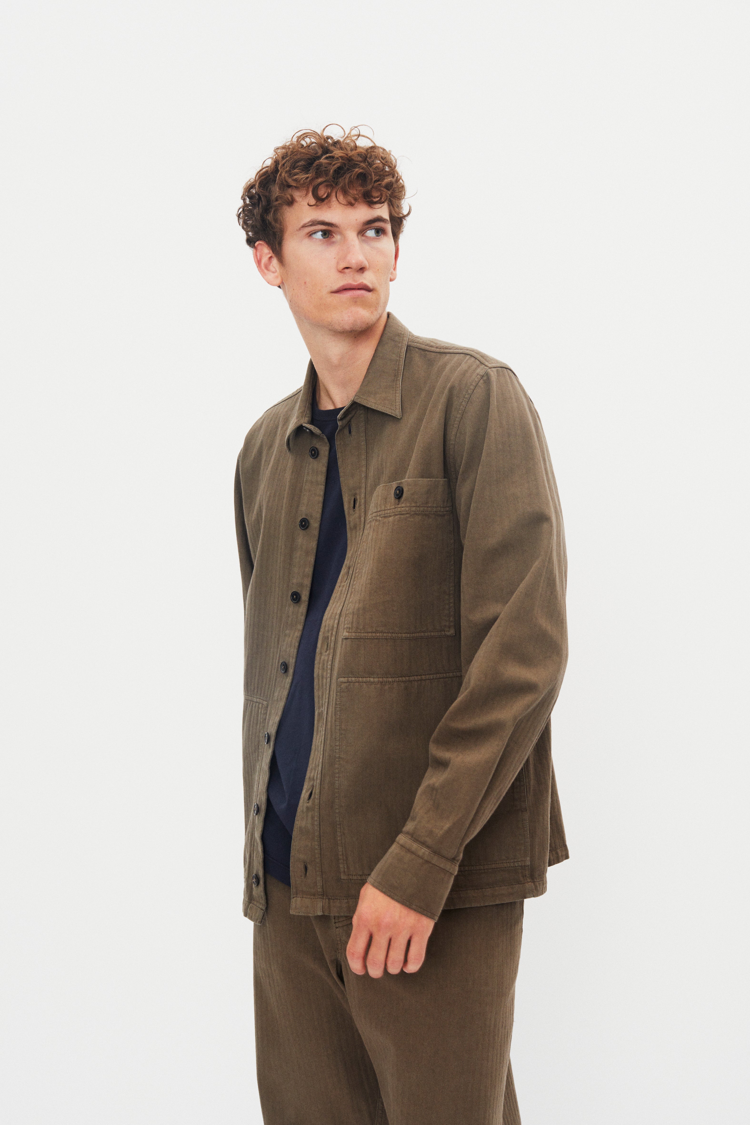 LUKA 31-28-6 | Sturdy Overshirt | Sage