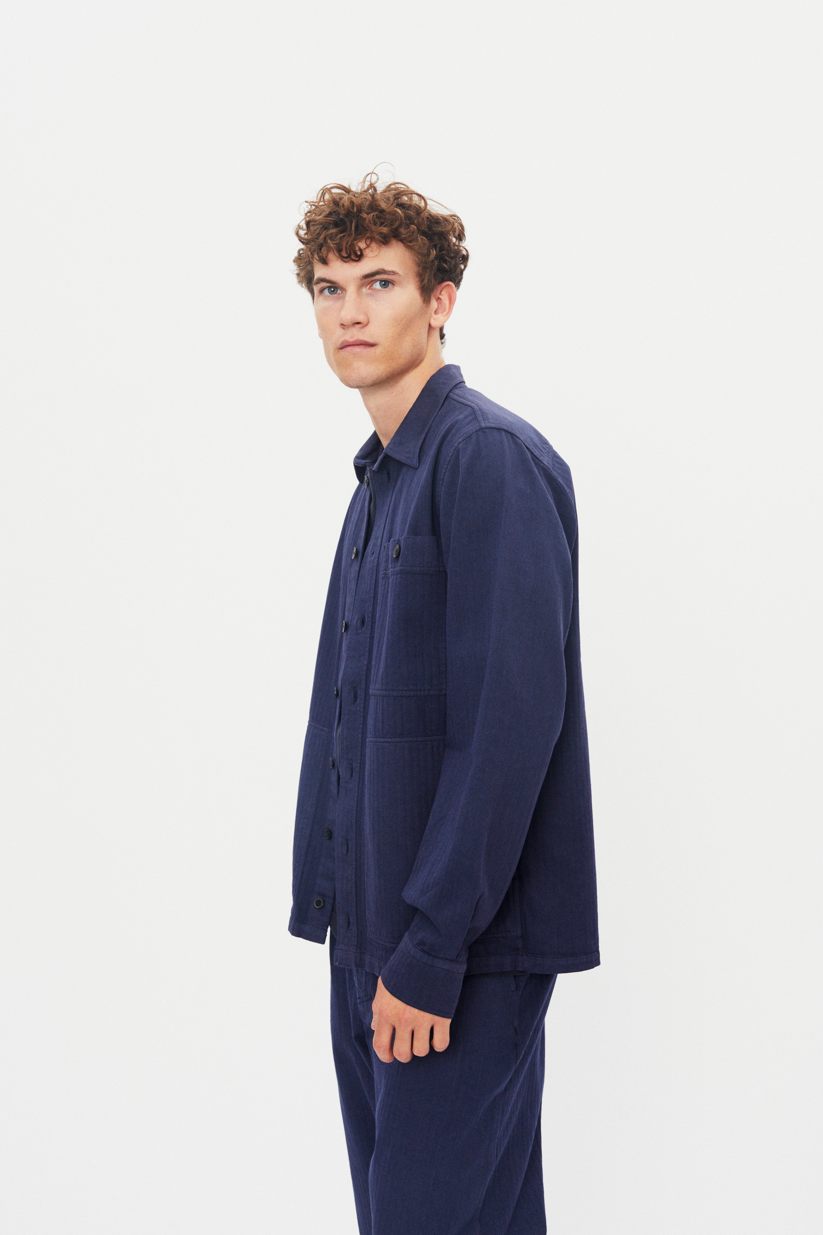 LUKA 31-28-3 | Sturdy Overshirt | Blue