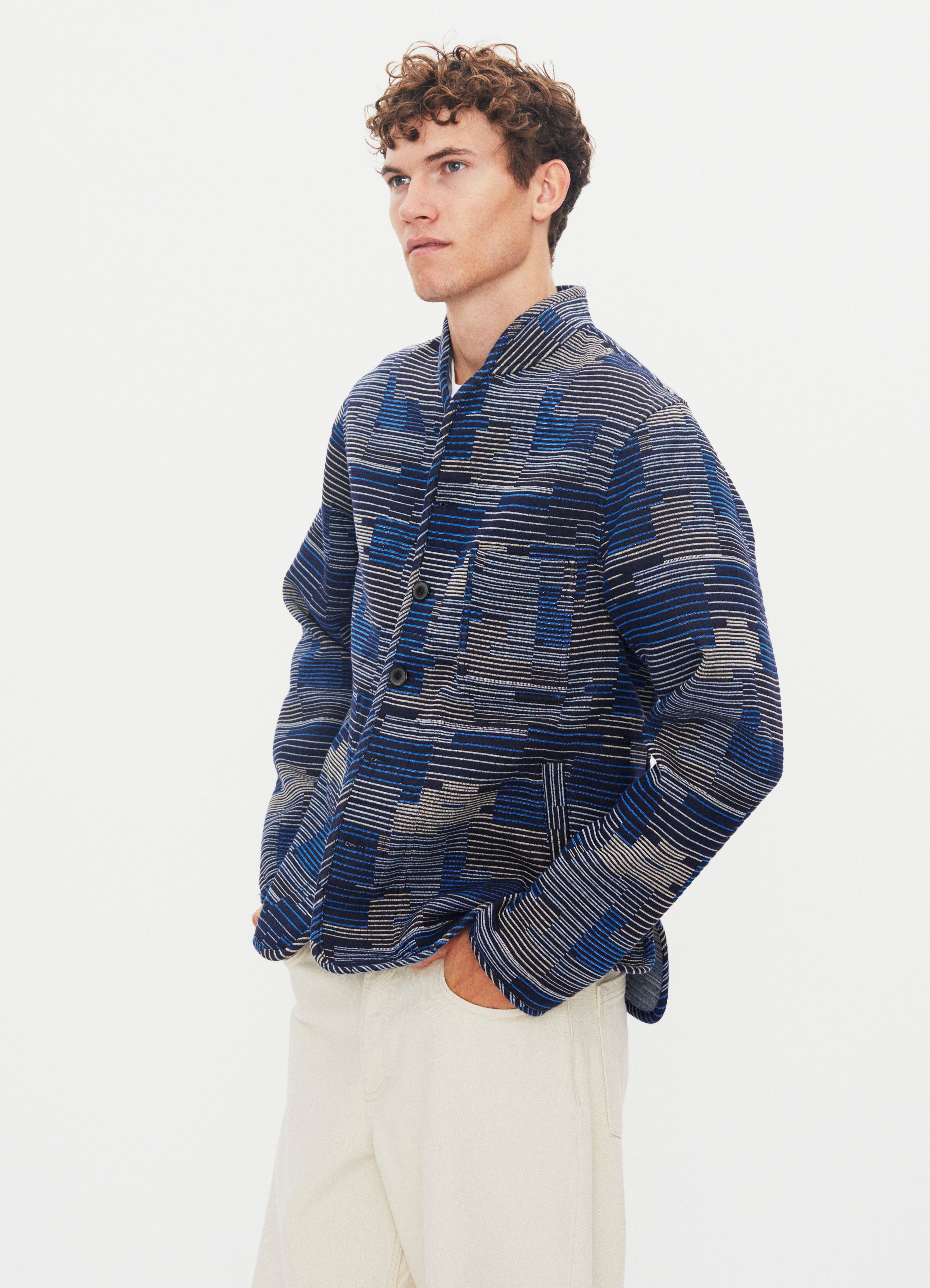 ERLING 31-46-3 | Refined Work Jacket | Blue Story