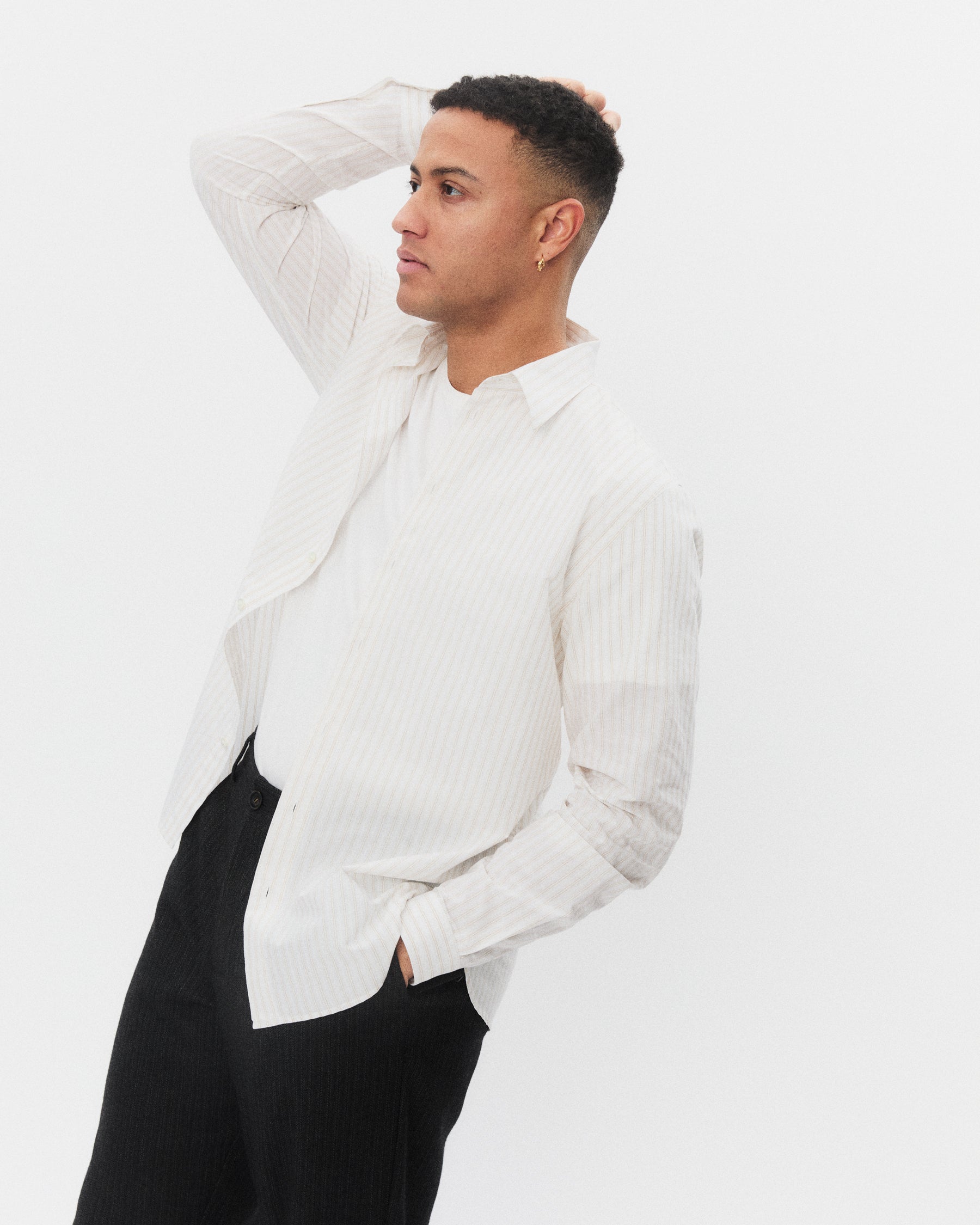 HENRI 32-21-9 | Classic Shirt | Yellow Stripes