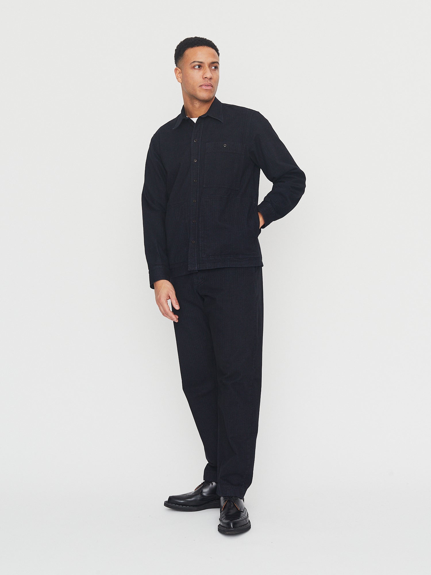 LUKA 30-25-3 | Sturdy Overshirt | Stormy Blue