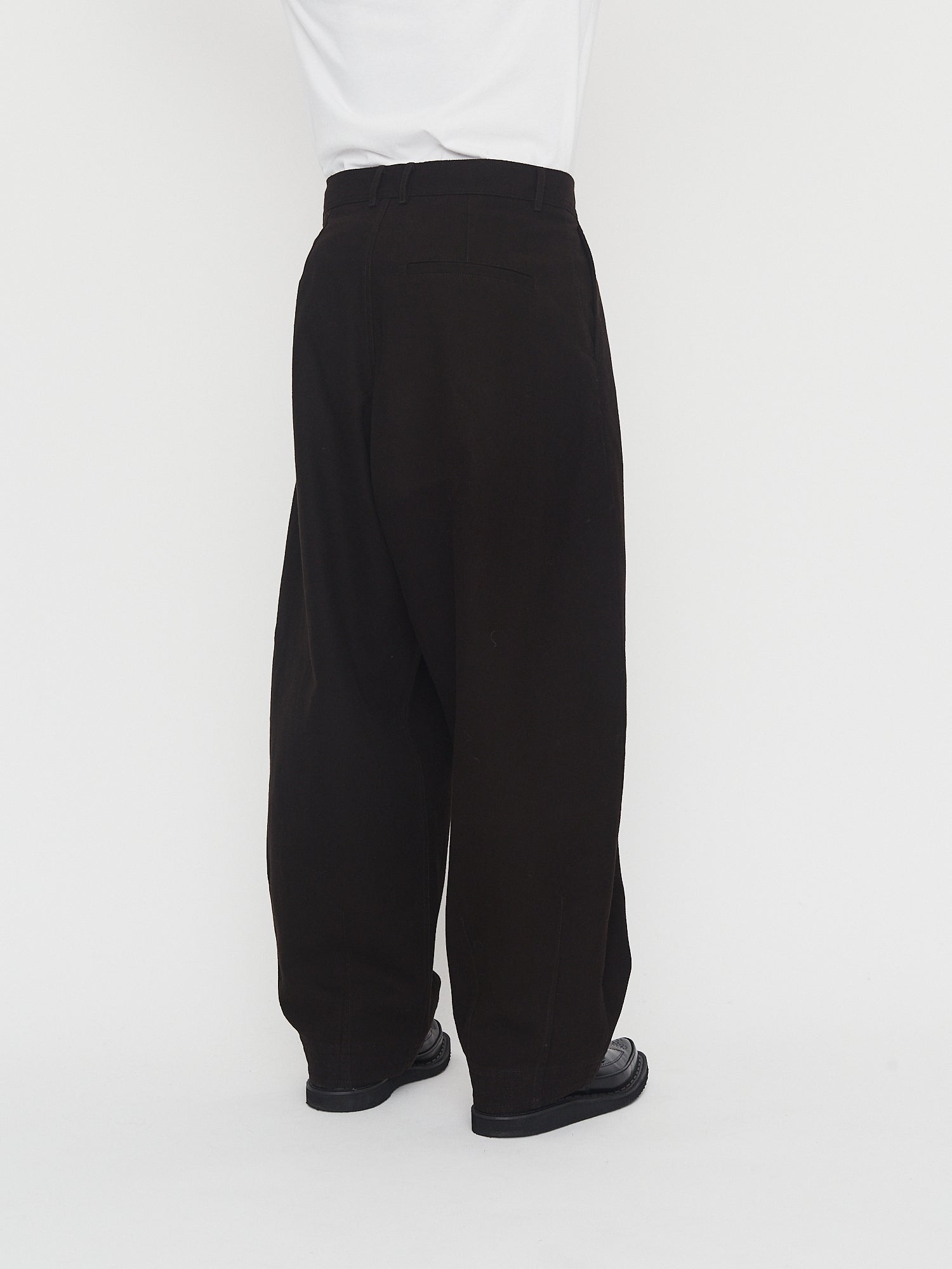 ANDREW 30-34-9 | Balloon Trousers | Dark Brown