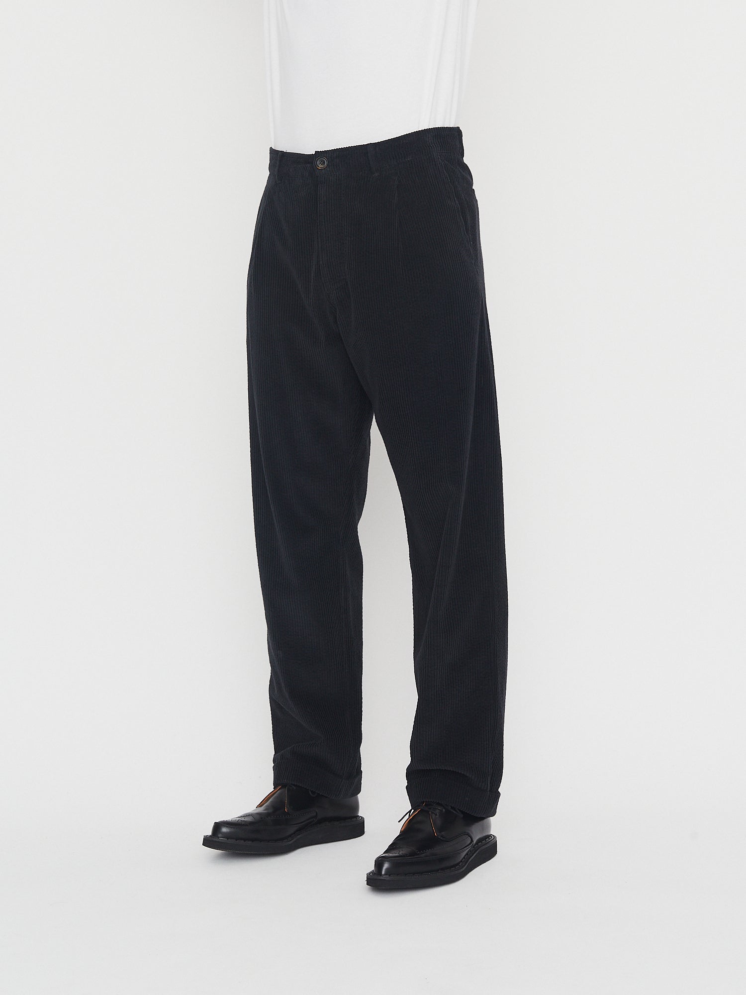 SUNE 30-35-2 | Pleated Classic Trousers | Dusty Black