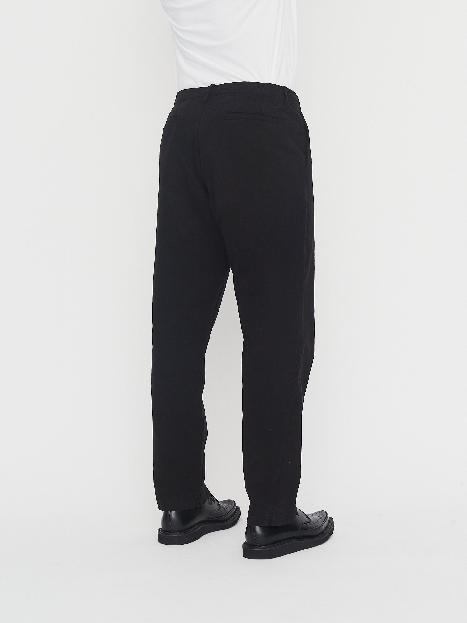TRYGVE 30-26-2 | Cropped Workwear Trousers | Washed Black