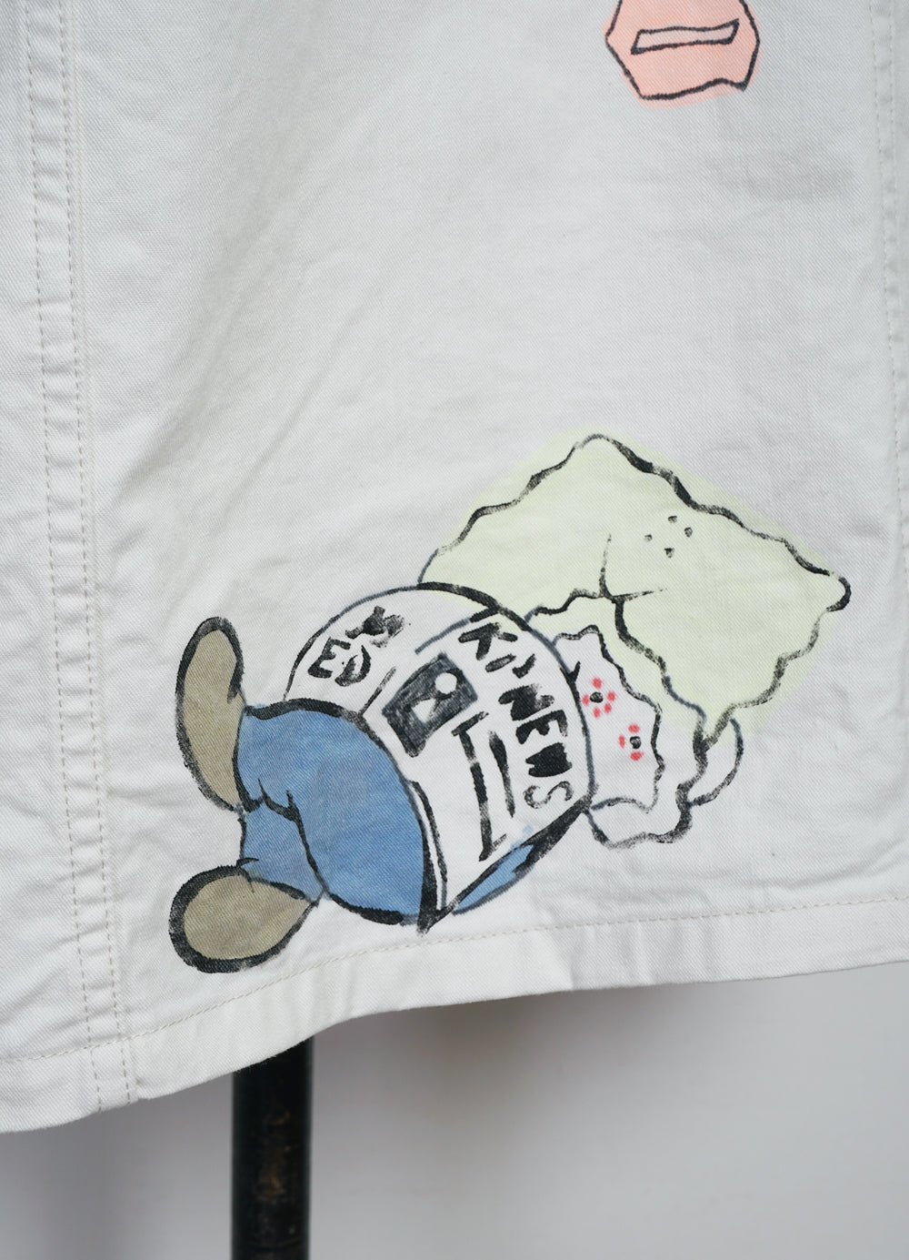 CACTUS BEER | Rough-Face Twill Jacket (Memorial Paint Model) | Ecru