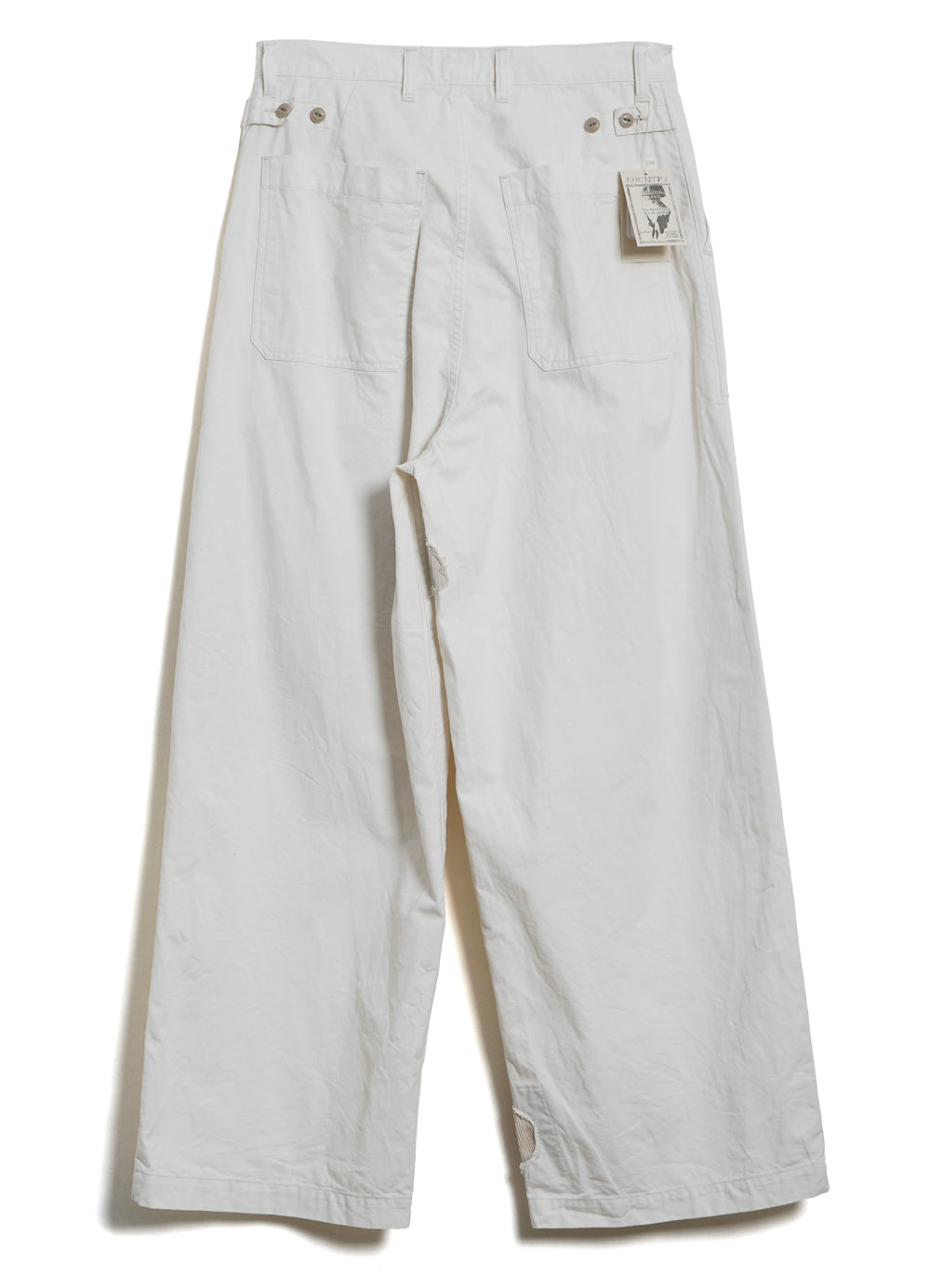 RUSHWEEK REMAKE | Rough-face Twill Fatigue Pants | Natural