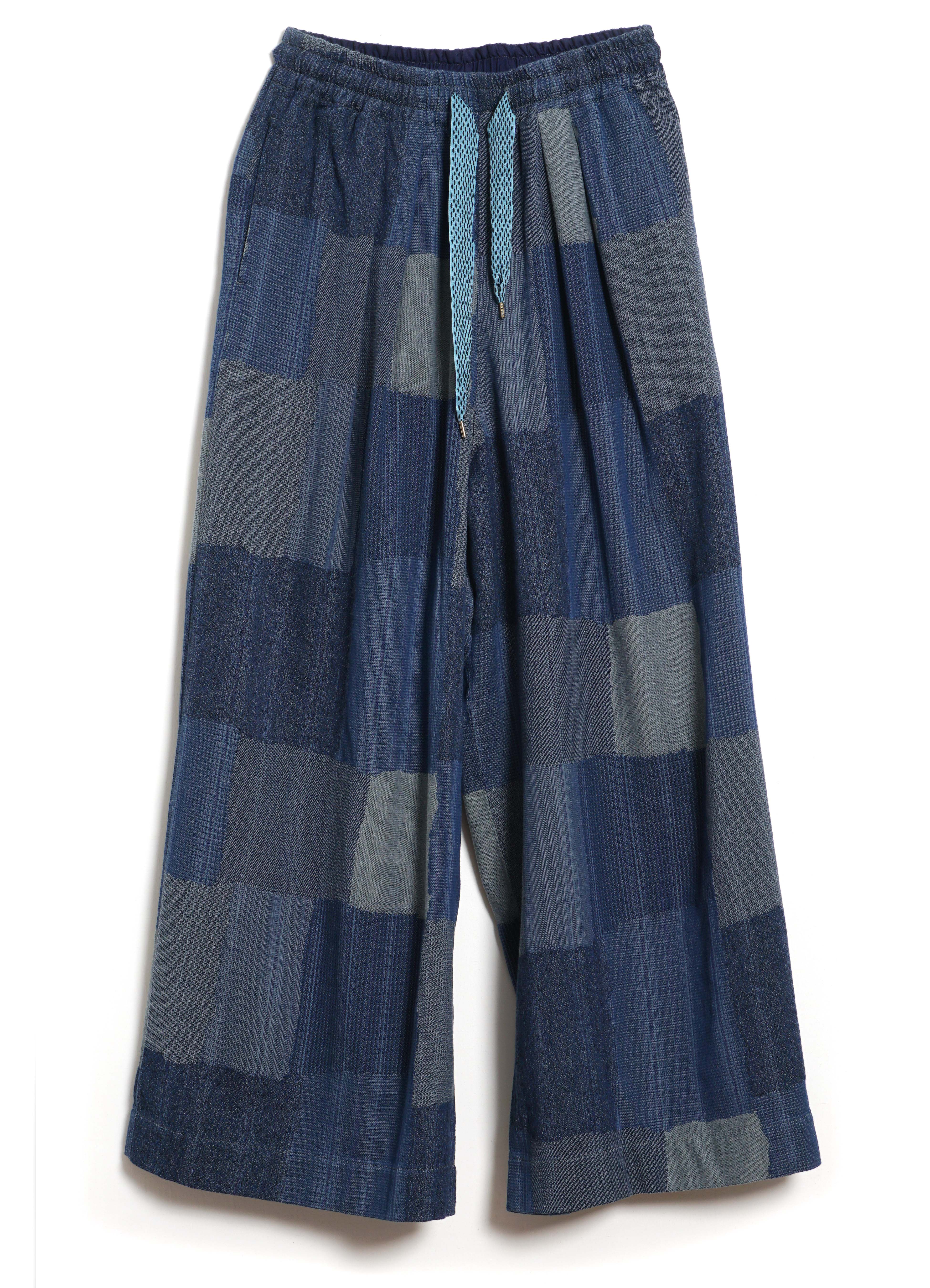 TUGIHAGI RUDE | Baggy Drawstring Pants | Navy
