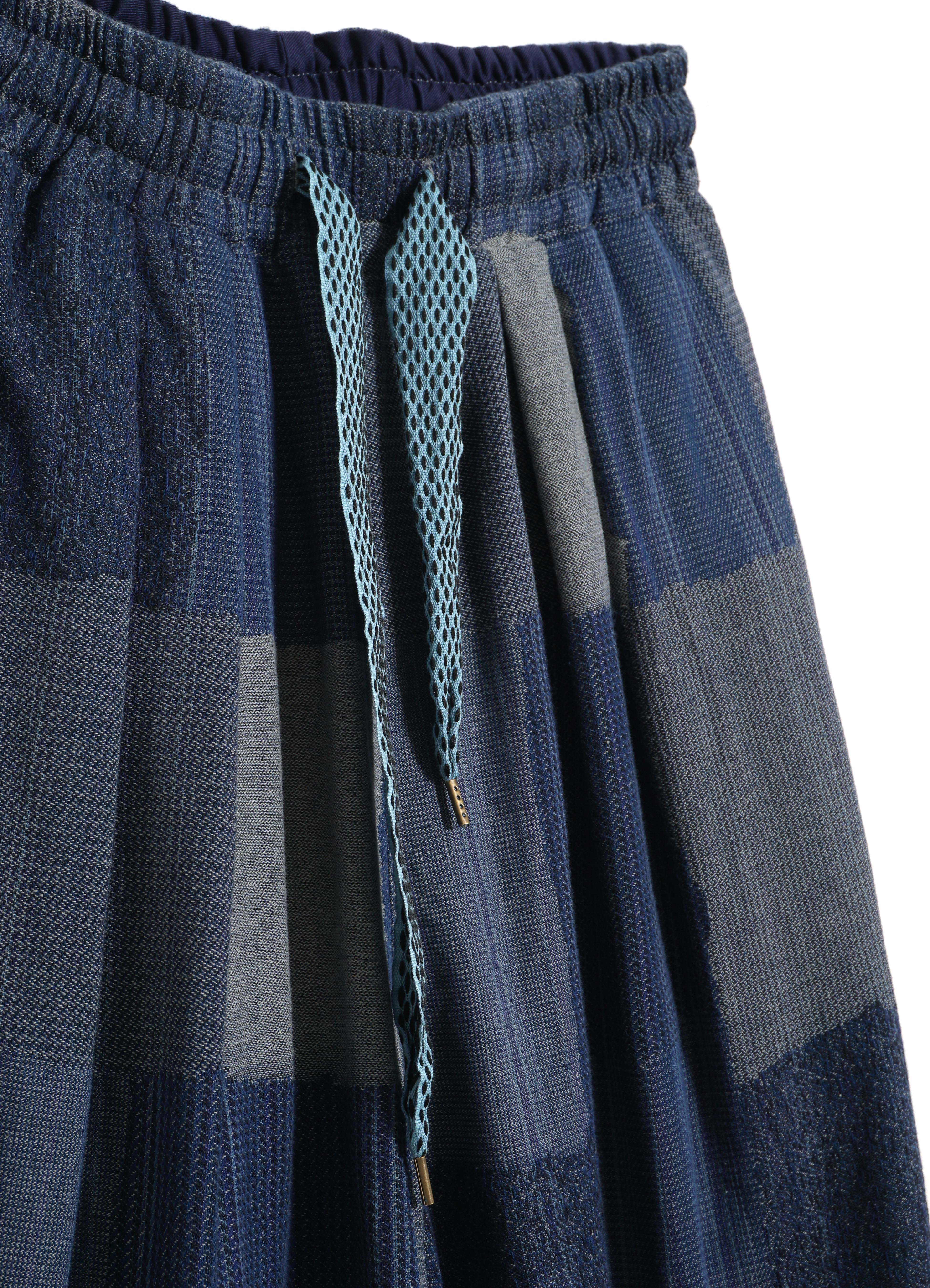 TUGIHAGI RUDE | Baggy Drawstring Pants | Navy