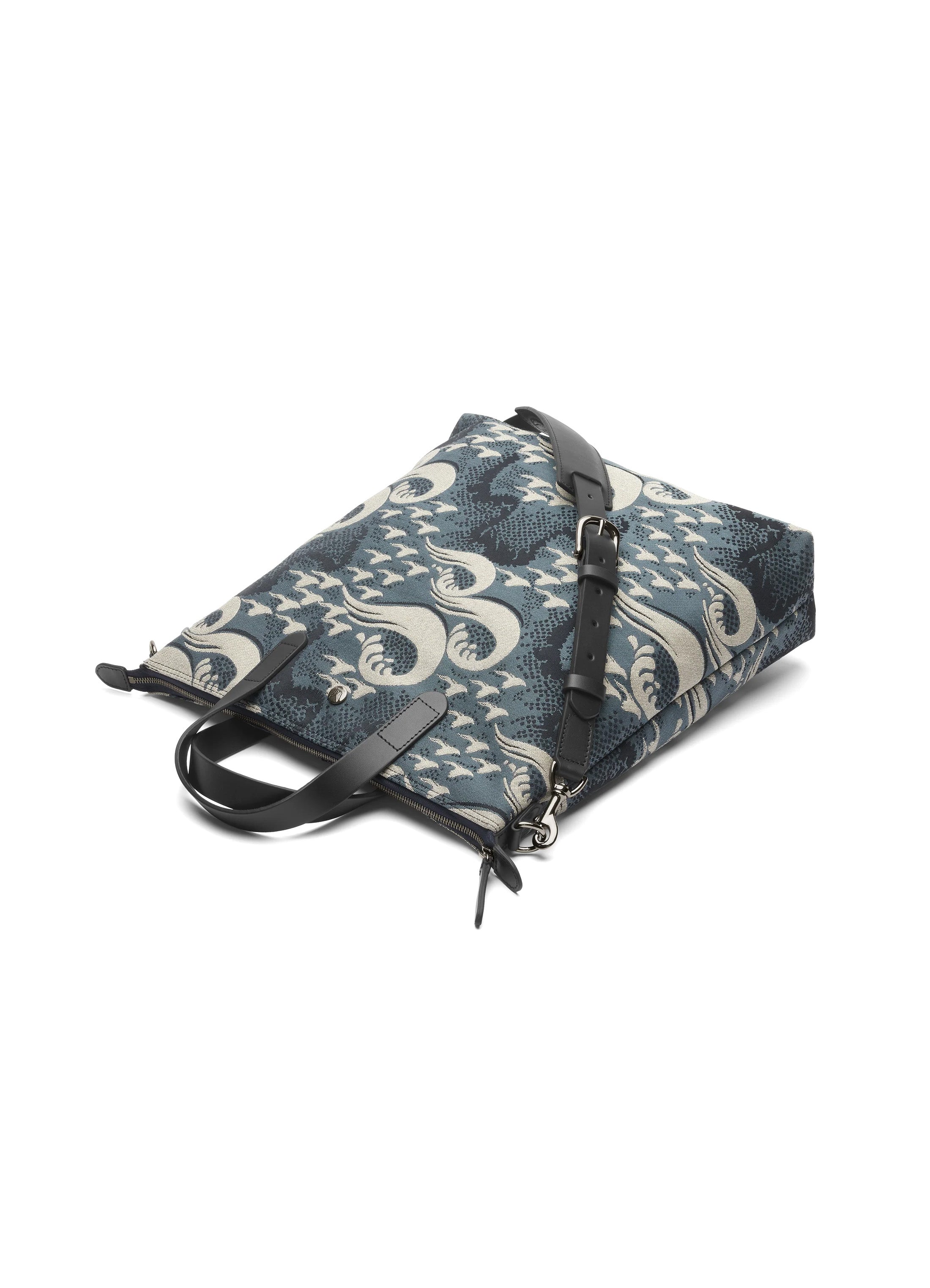 M/S SHOPPER | Ocean Jacquard/Black