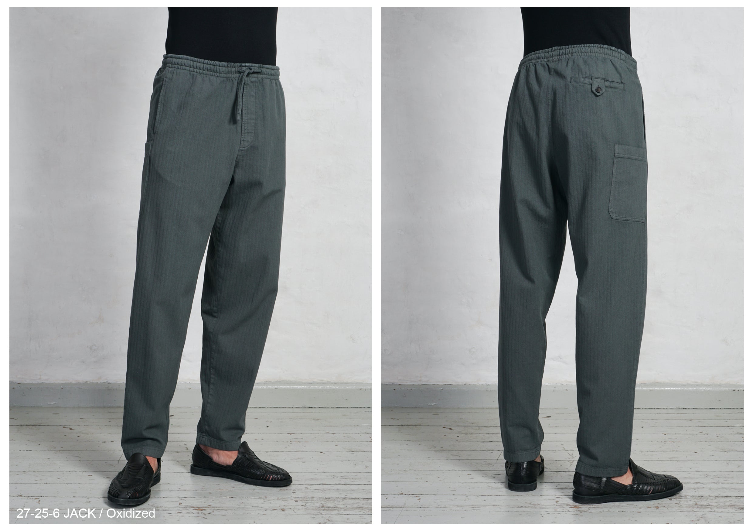 JACK | Casual Drawstring Trousers | Oxidized
