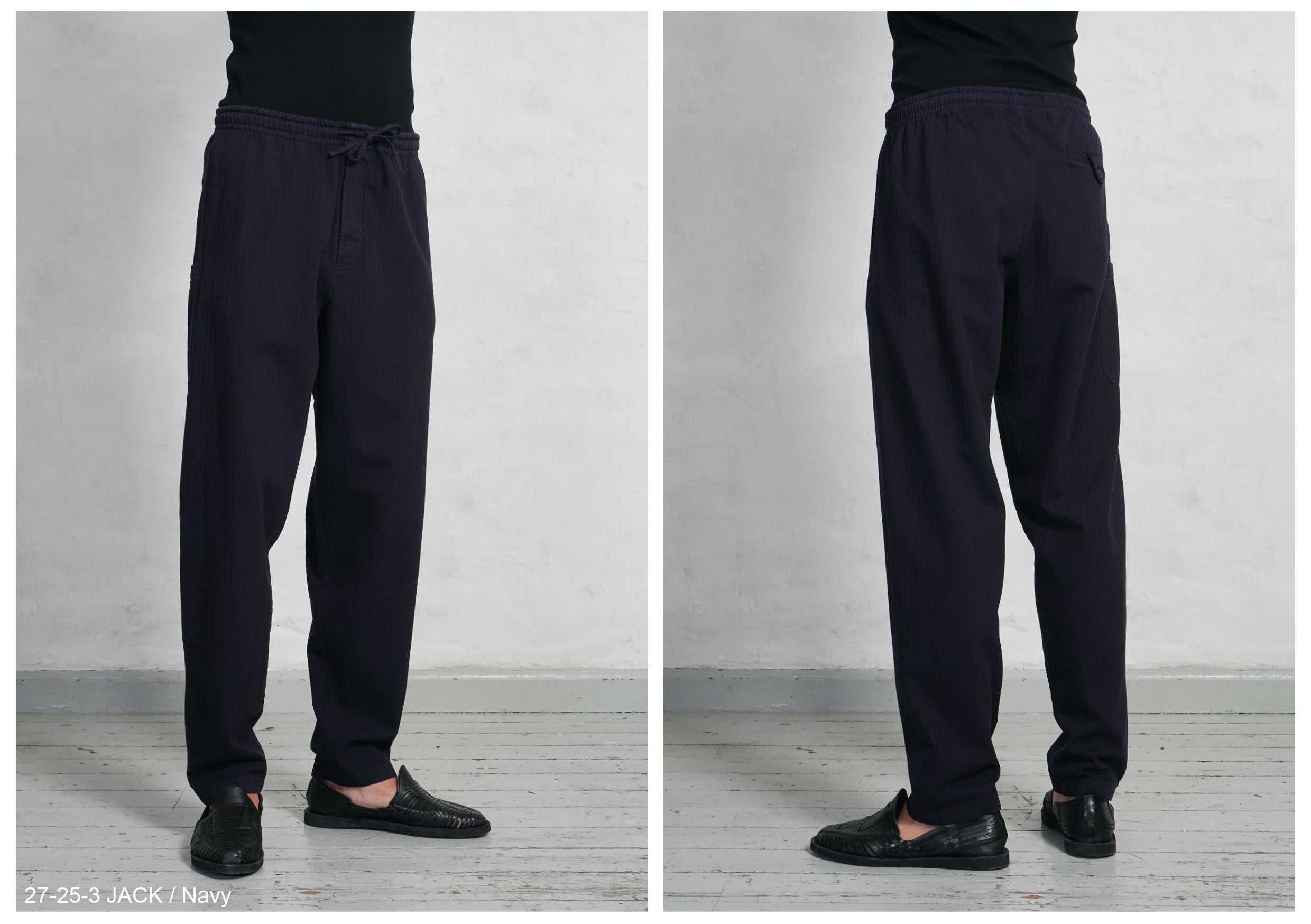 JACK | Casual Drawstring Trousers | Navy