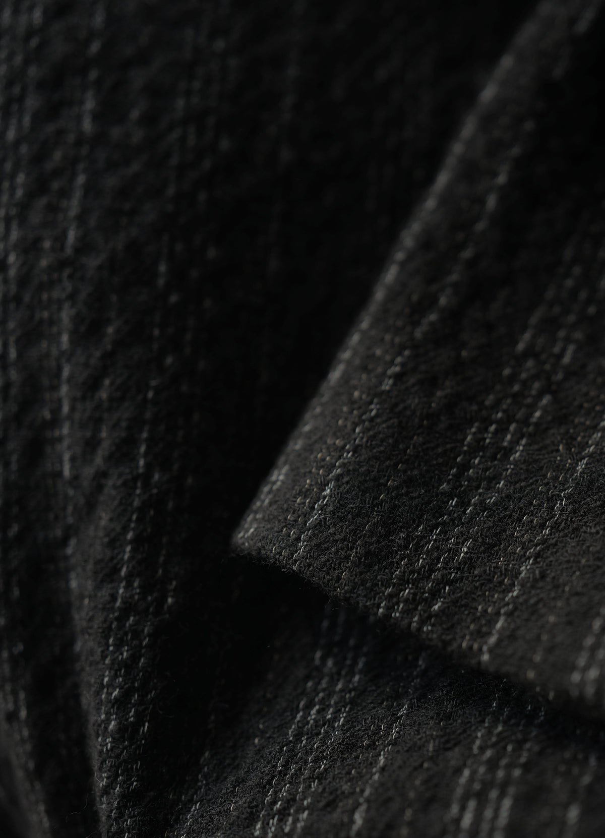 TRYGVE 32-29-2 | Loose Cut Tapered Trousers | Black 'n' White