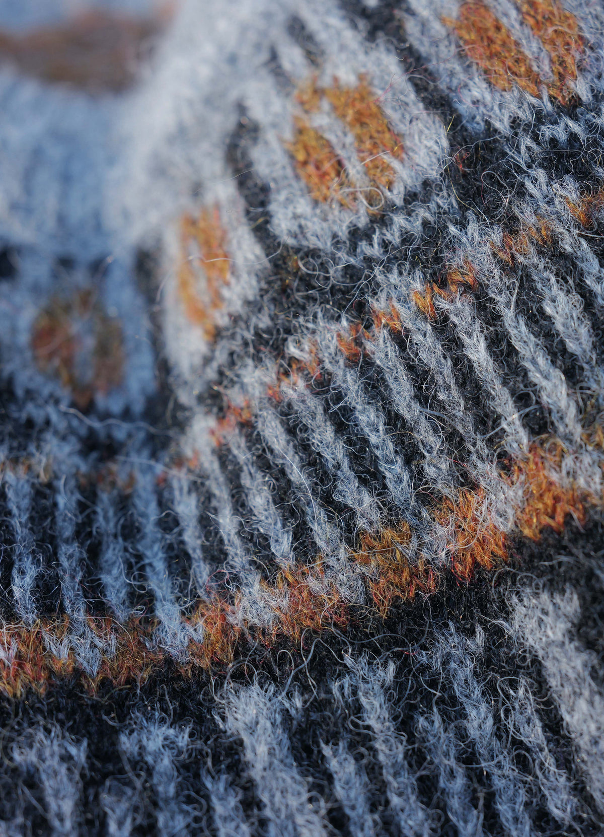 ESKE 32-02-5 | Jacquard Design Sweater | Nordic Grey