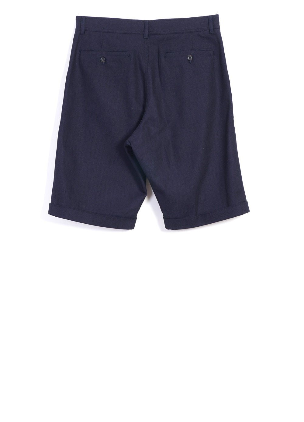 HANSEN GARMENTS - BIRK | Single Pleated Shorts | Indigo - HANSEN Garments
