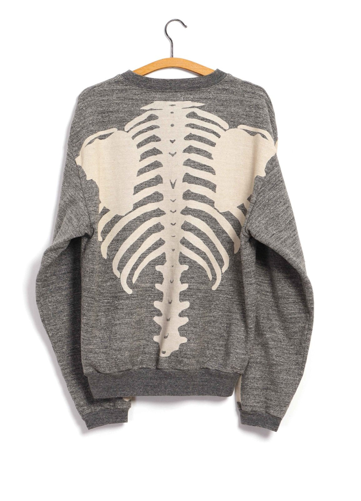BIG CREW BONE | Oversized Gandrelle Fleece Sweater | Charcoal