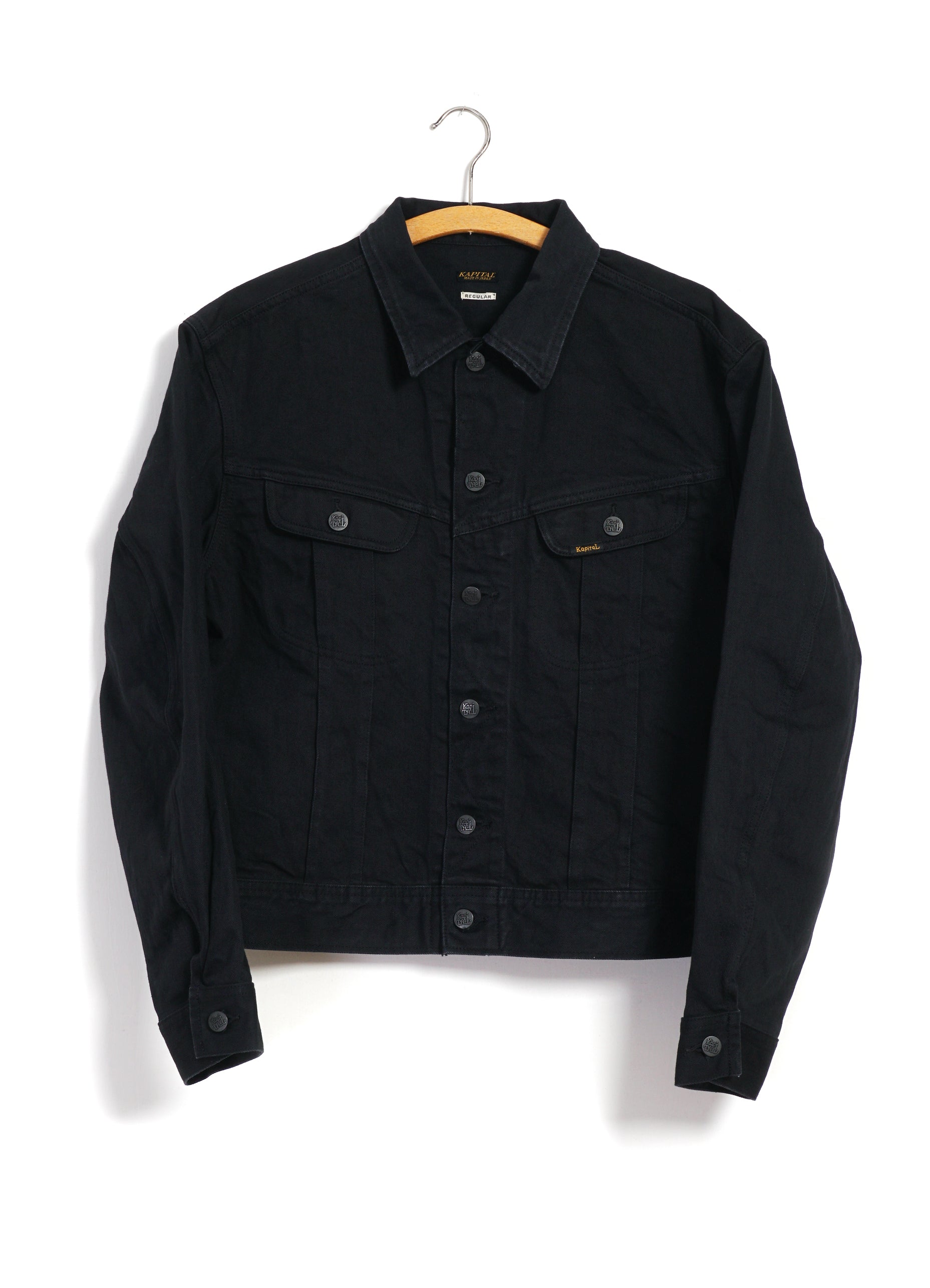 DENIM WESTERNER | 14oz Denim Jacket | Black