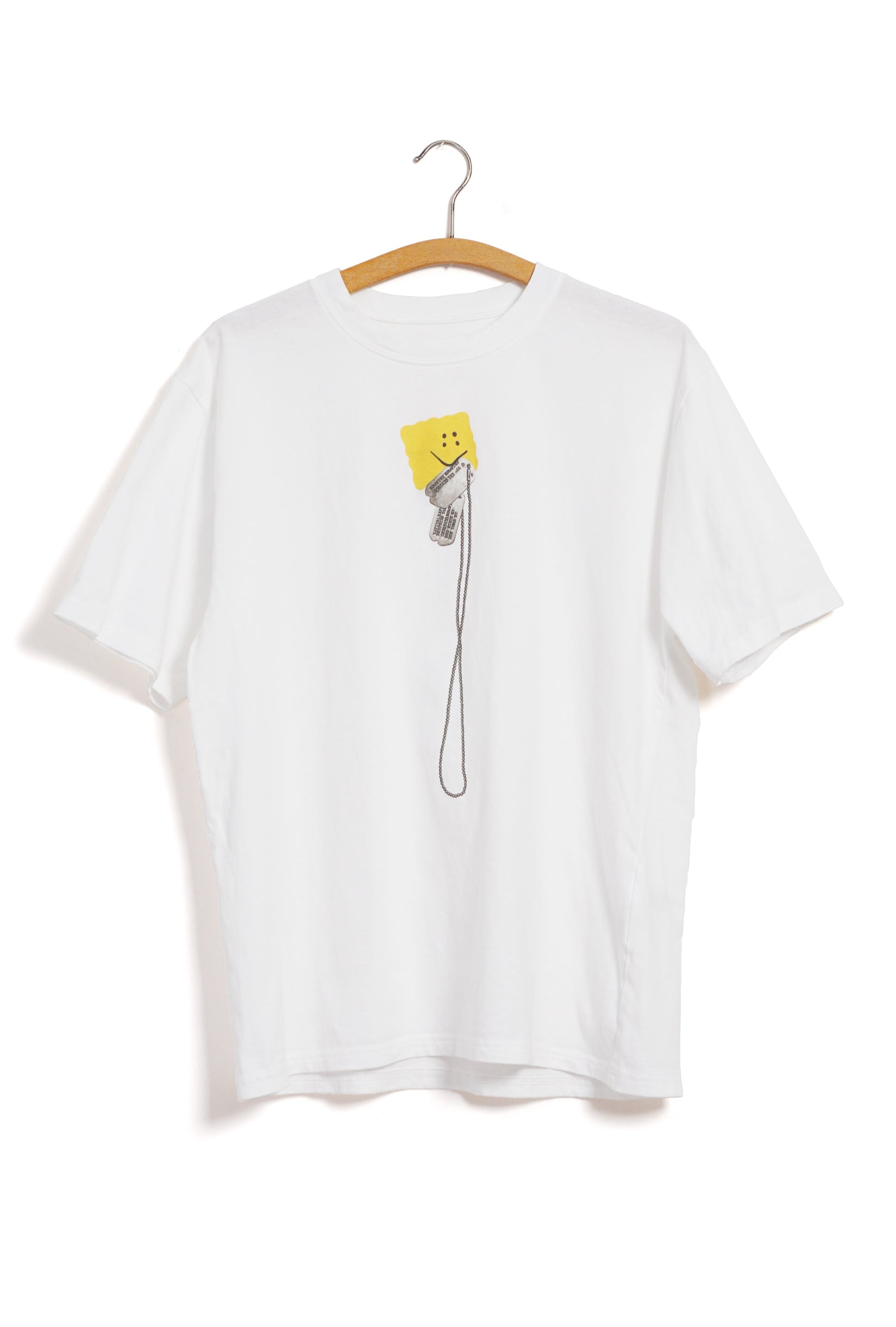 PECKISH DOGTAG | 20oz T-shirt | White