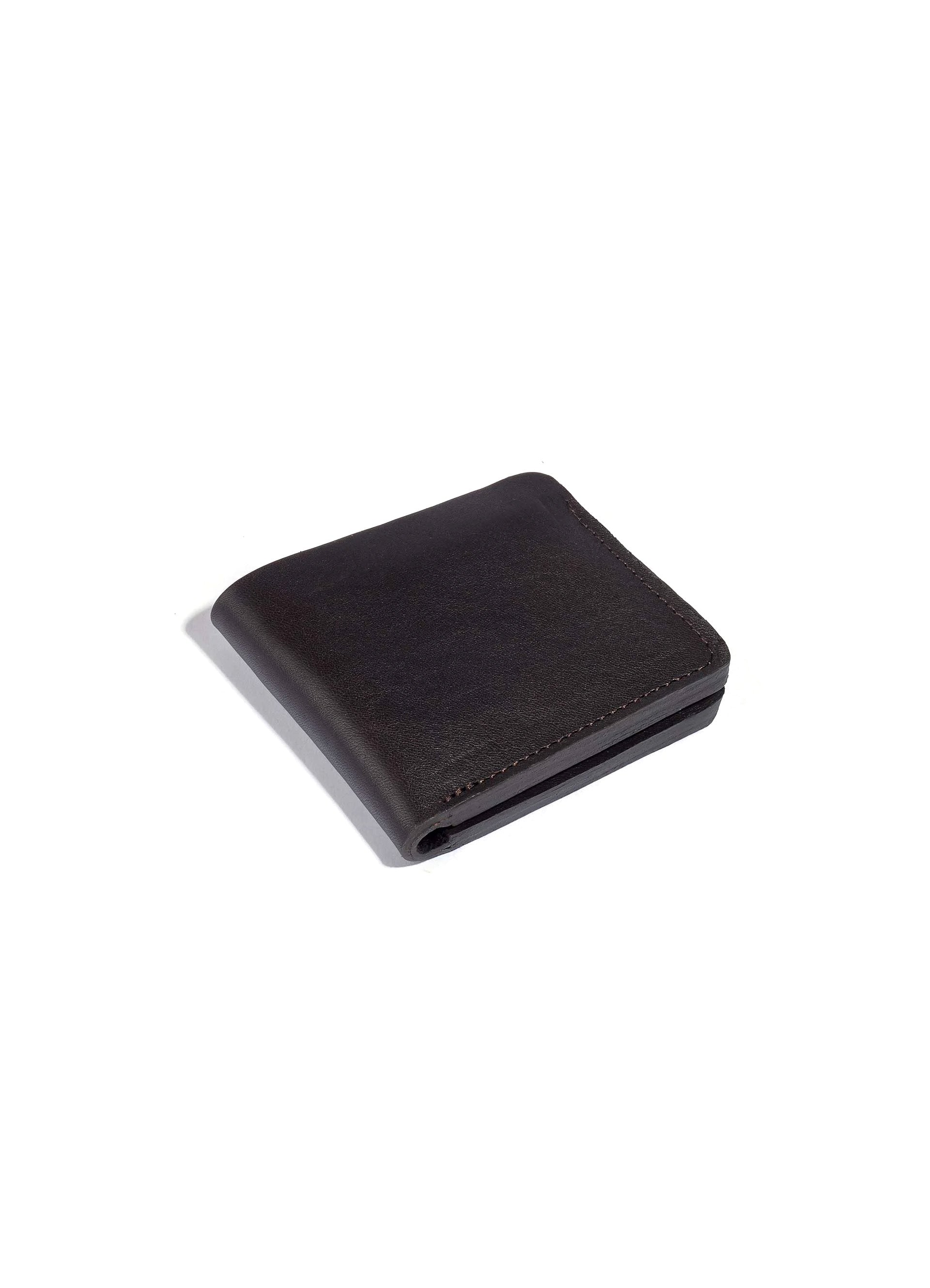 PEZE WALLET | Vegetable Tanned Leather | Dark Brown