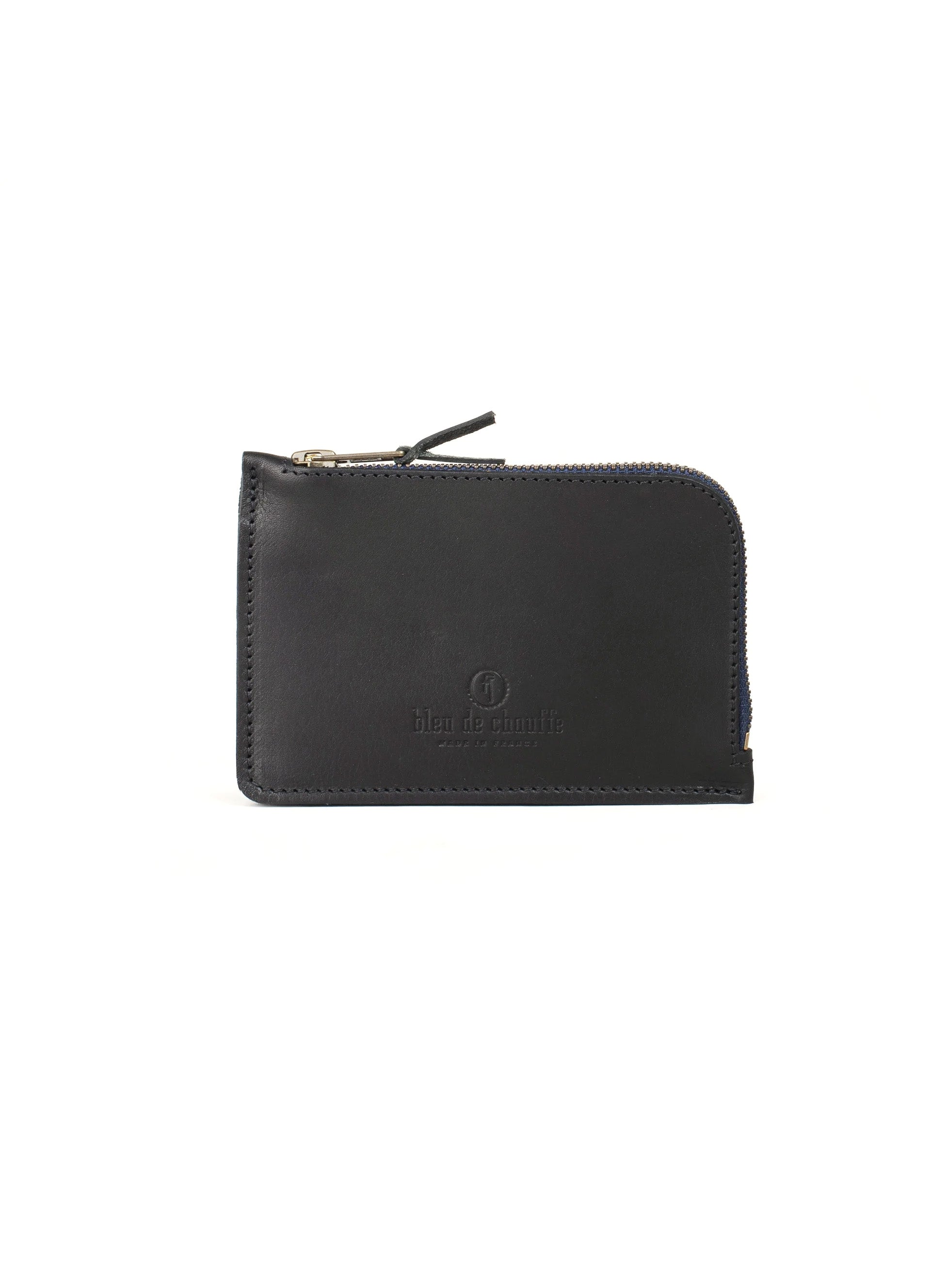 POGNON PURSE L | Vegetable Tanned Leather | Black
