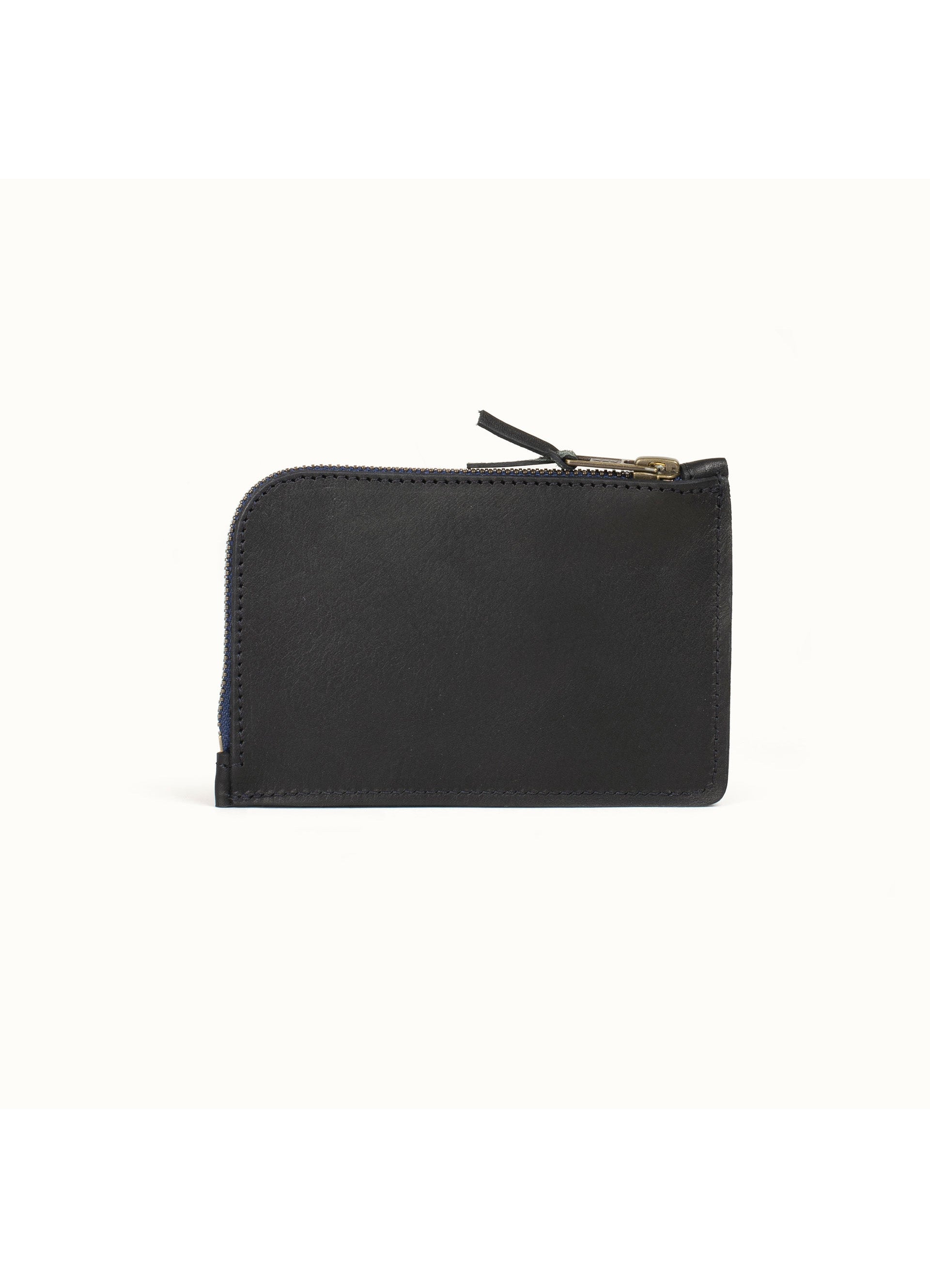 POGNON PURSE L | Vegetable Tanned Leather | Black