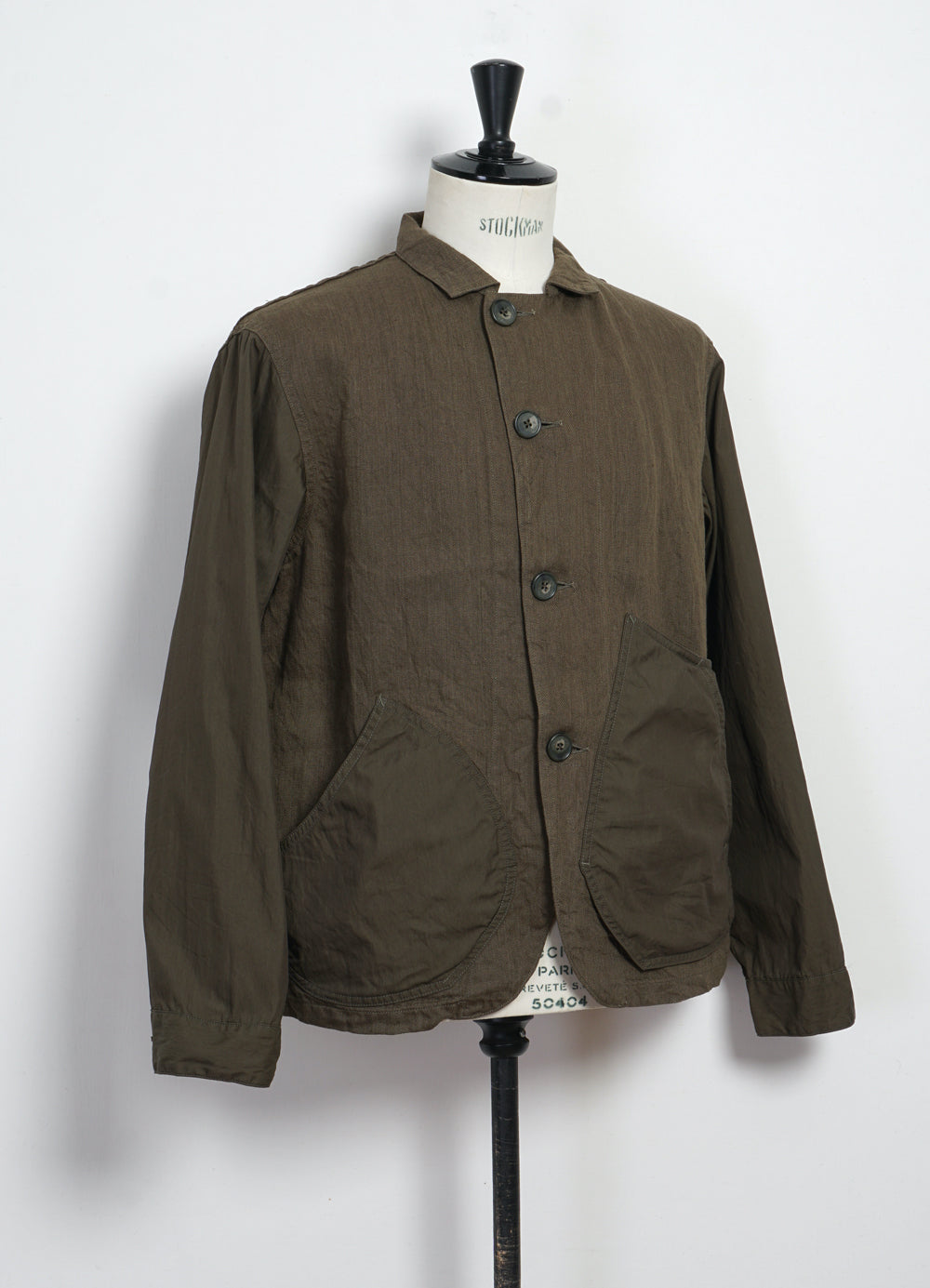 RINGOMAN COVERALL | Linen Chino & Gabardine Jacket | Khaki