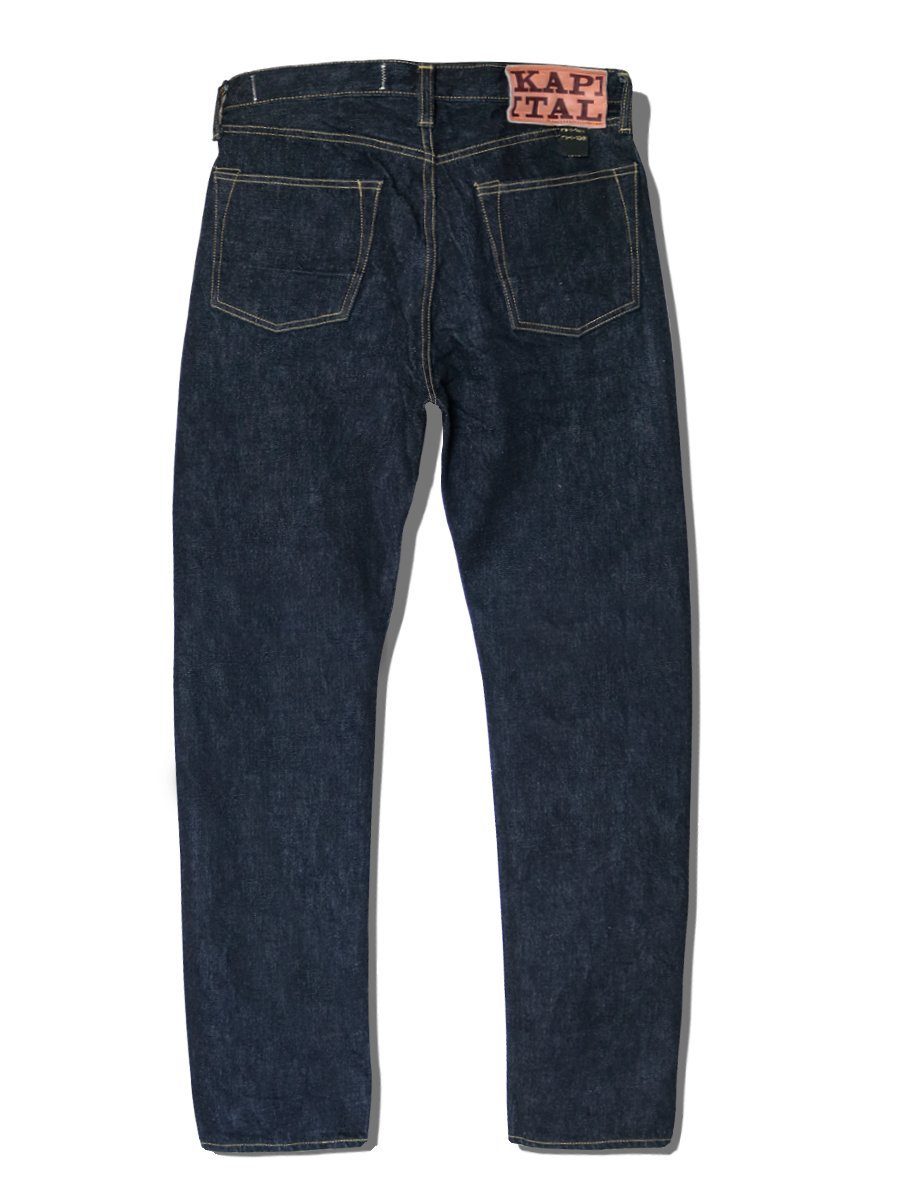 Kapital - 14OZ DENIM 5P MONKEY CISCO | One Wash Jeans | Indigo - HANSEN Garments