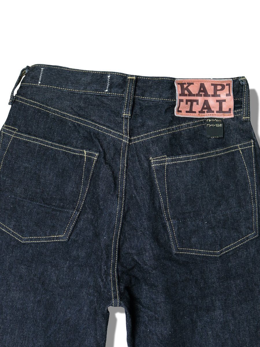 Kapital - 14OZ DENIM 5P MONKEY CISCO | One Wash Jeans | Indigo - HANSEN Garments