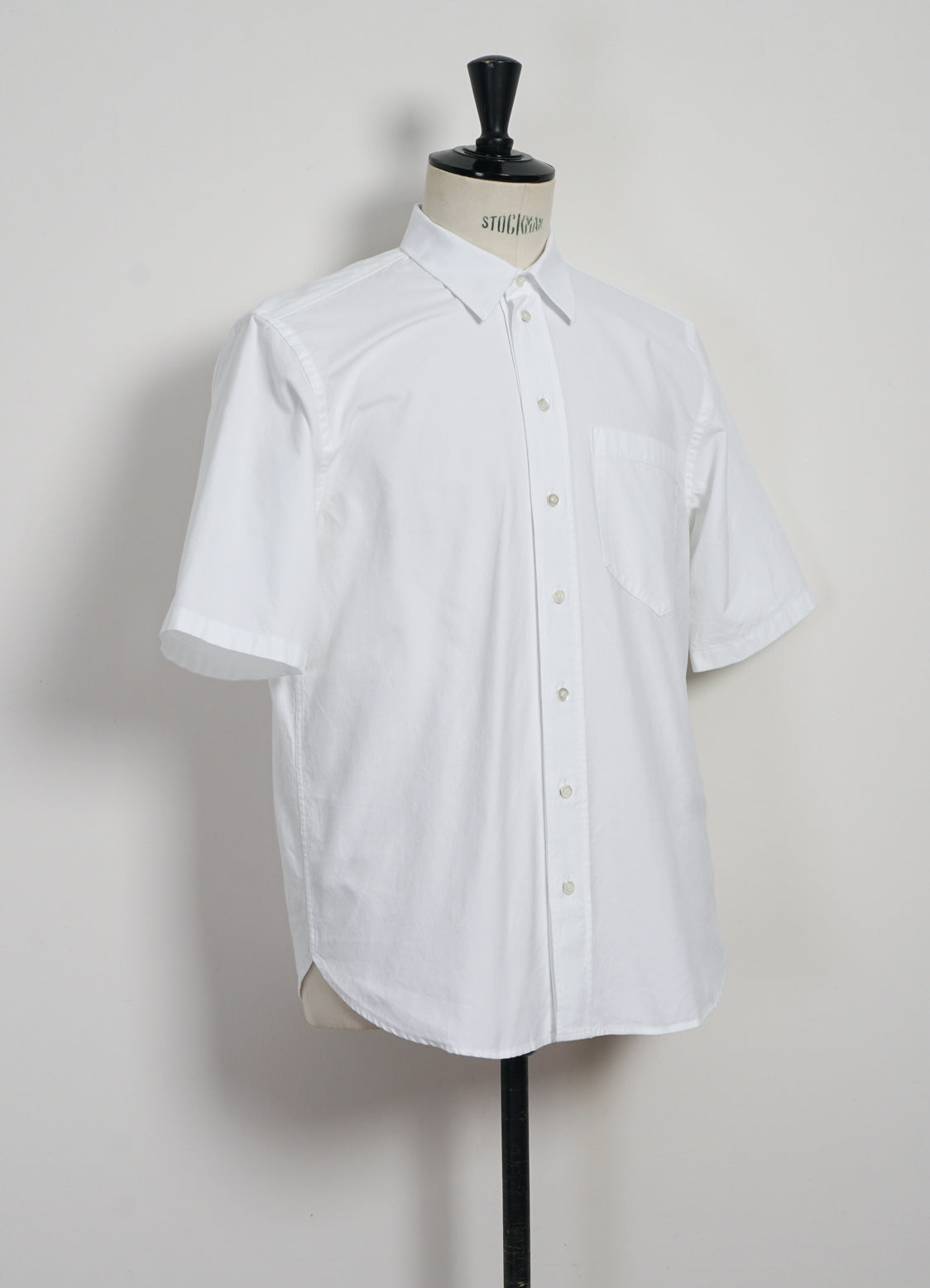 REIDAR | Loose Fit Short Sleeve Shirt | White HANSEN Garments REIDAR | Loose Fit Short Sleeve Shirt | White HANSEN Garments