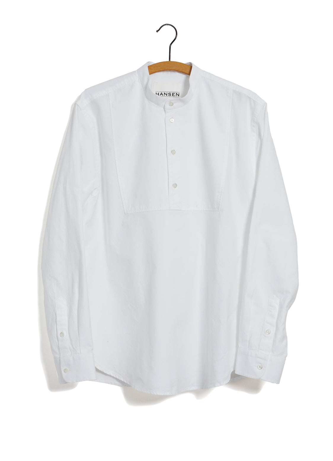 RIKARD | Loose Fit Pull-on Shirt | White