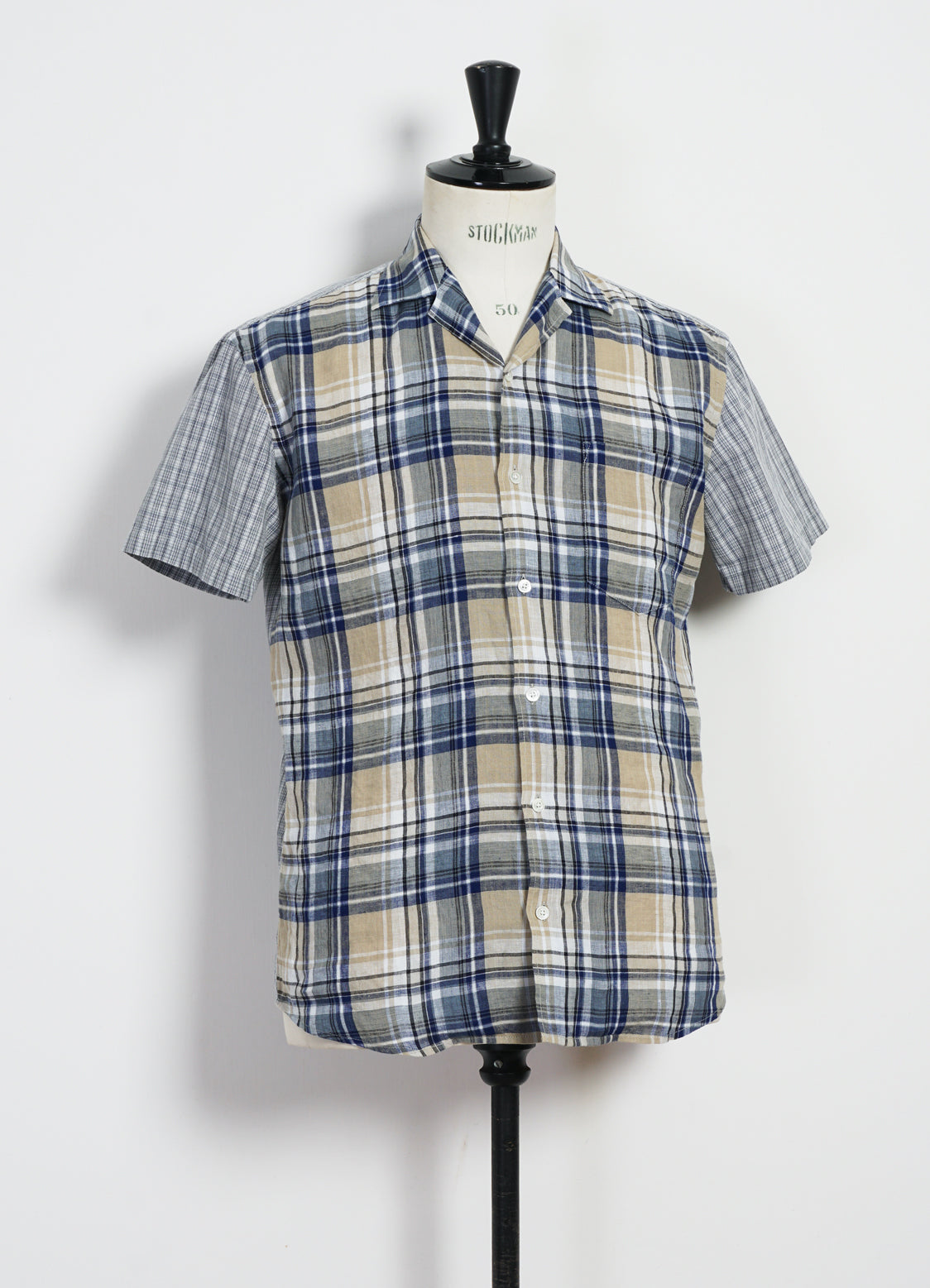 JONNY | Short Sleeve Shirt | Blue Checks