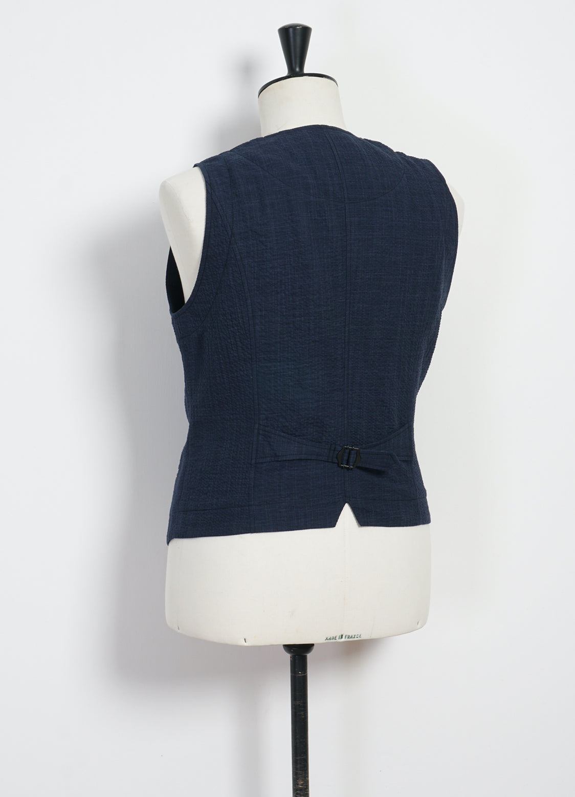 DANIEL | Classic Waistcoat | Crinkle Blue