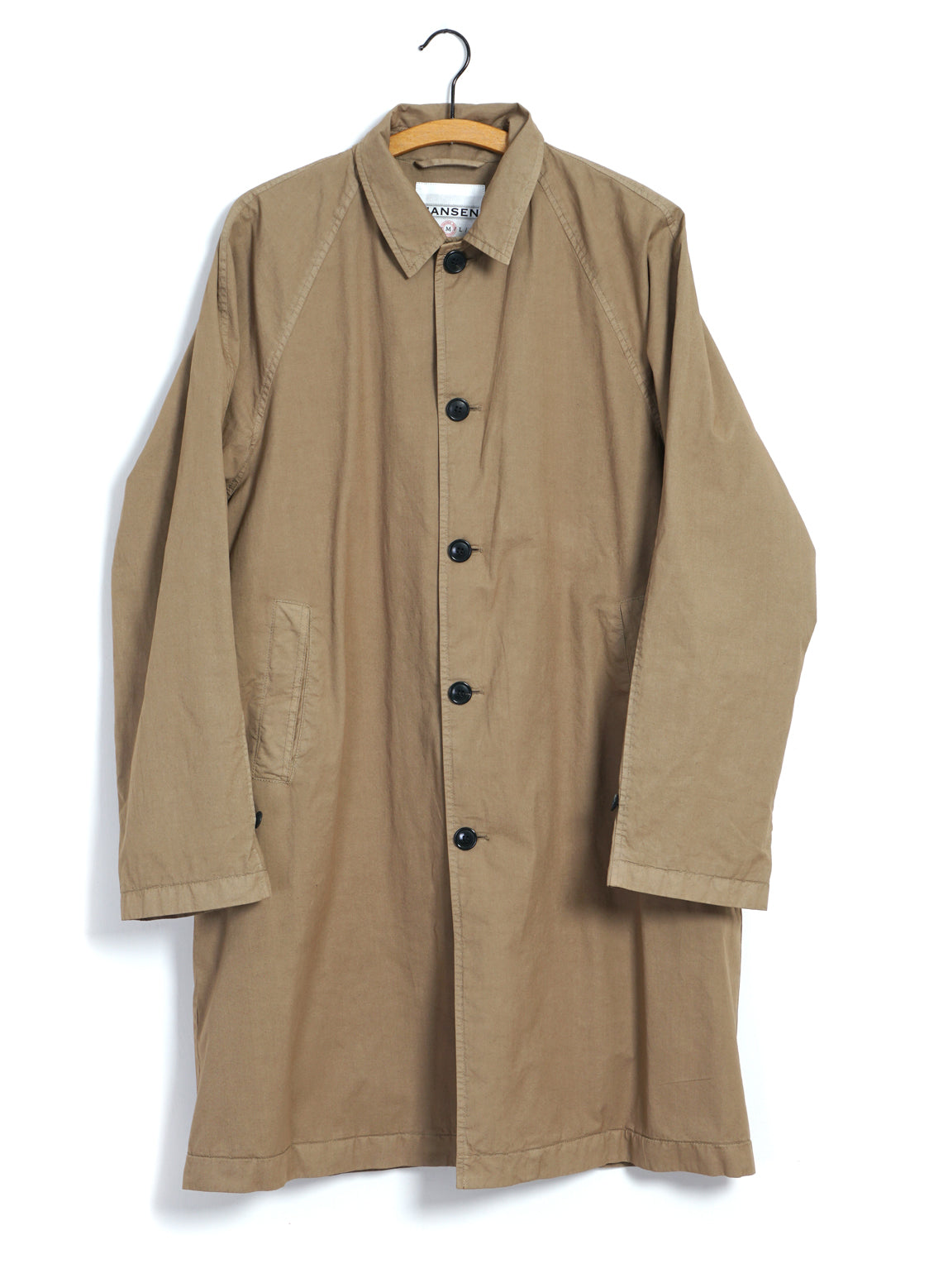 MORITZ | Long Windbreaker Coat | Classic Beige